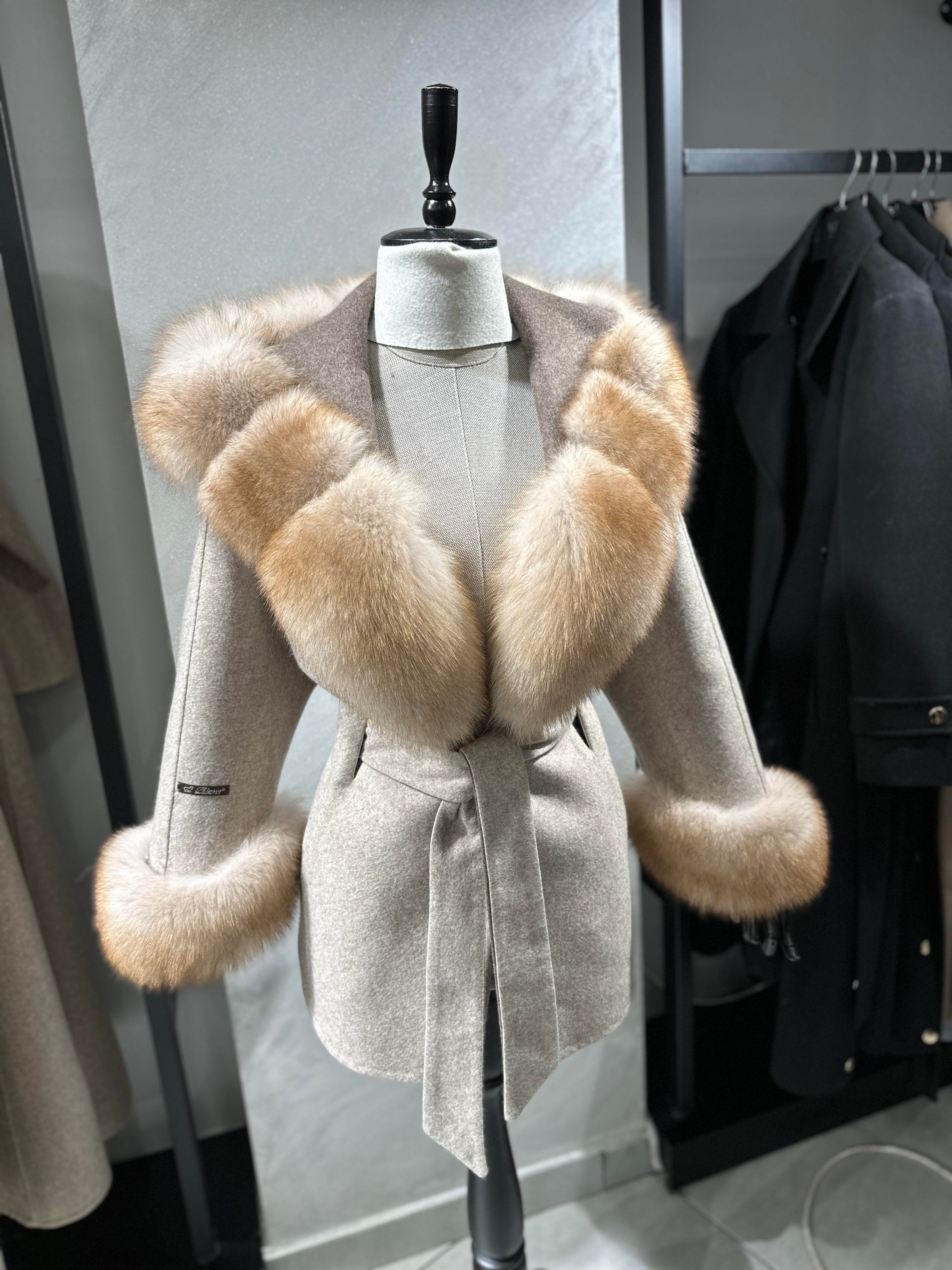 Kapüşonlu Alpaca Kürk