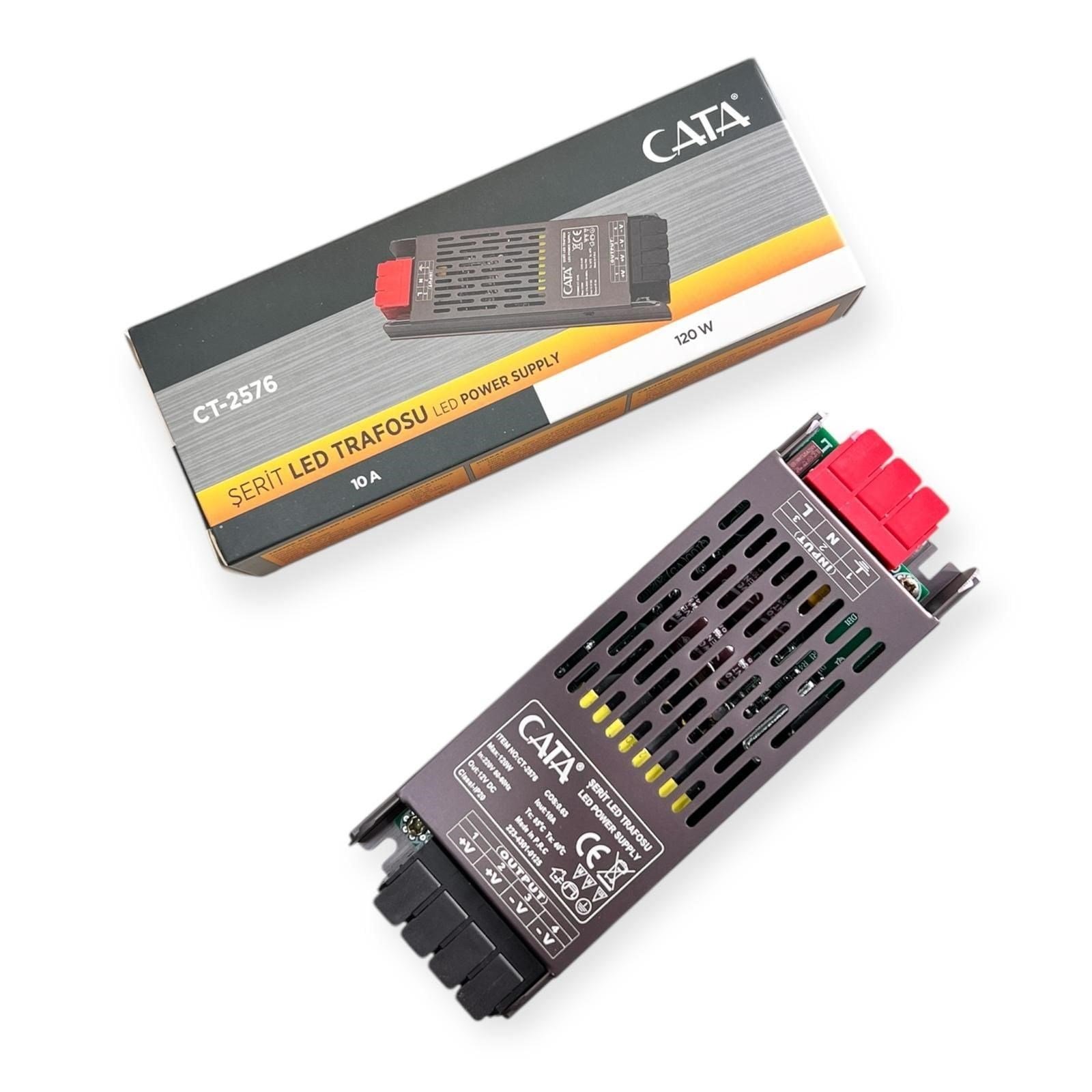 10 AMPER ŞERİT LED TRAFOSU - 120W - SLİM 