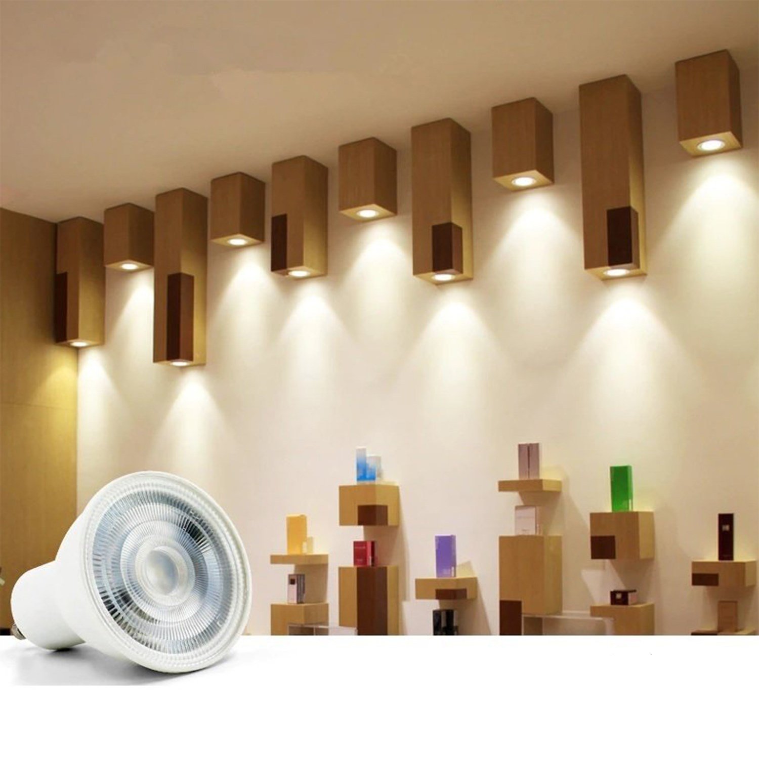 10W LED ÇANAK AMPÜL  GU-10 - BEYAZ 