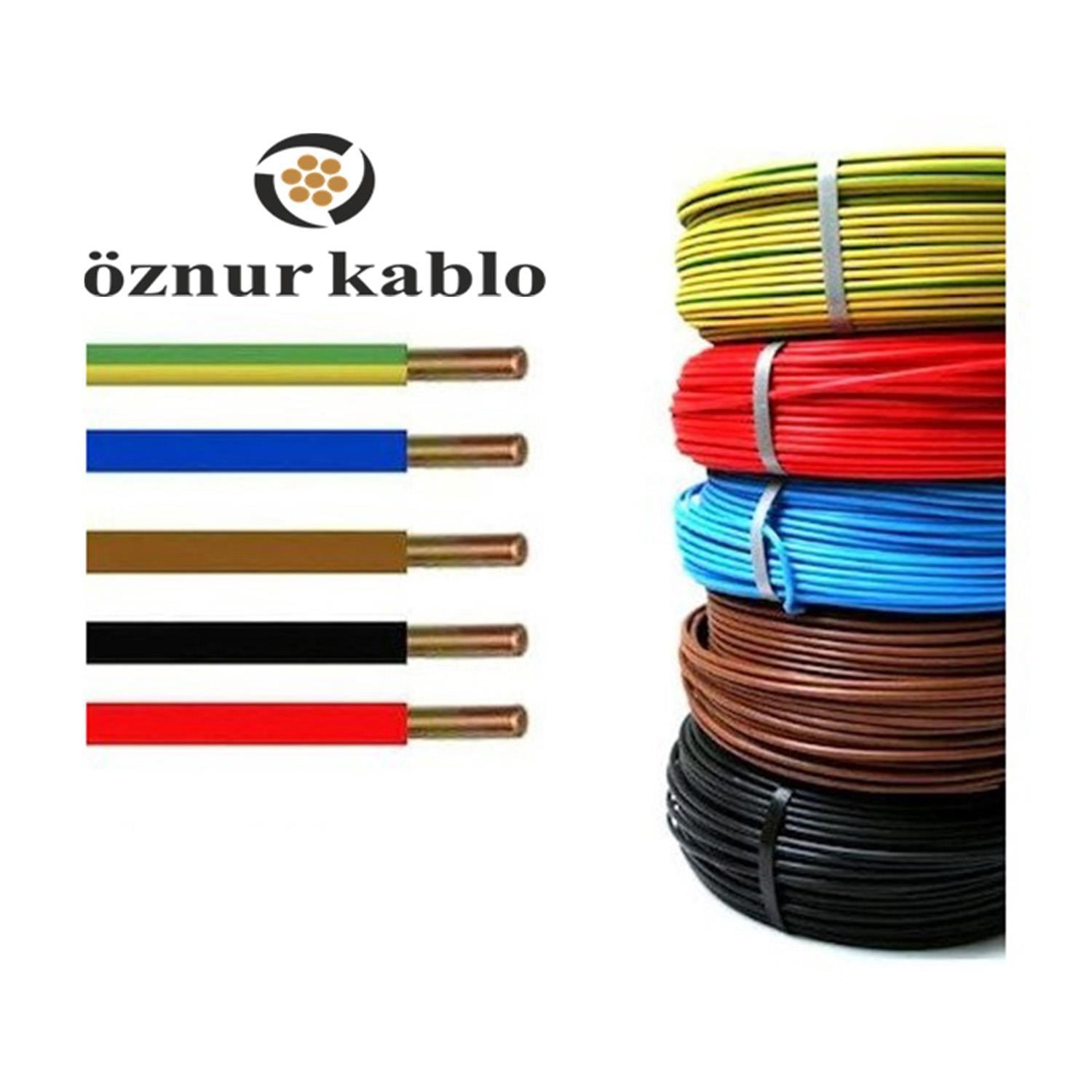 2.5 mm H07Z1-U NYA KABLO HF MAVİ-ÖZNUR 