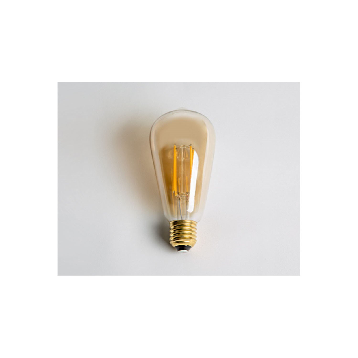 6W RUSTİK LED AMPÜL E27 - AMBER 