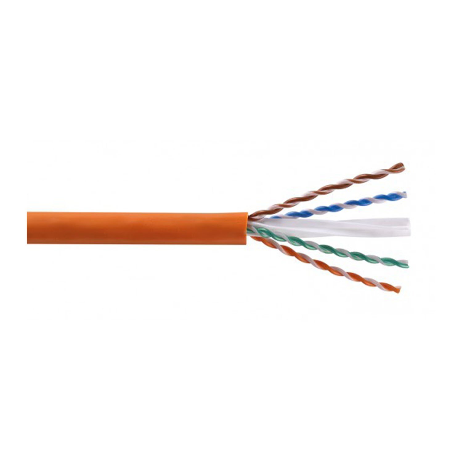 CAT-6 U/UTP 4X2X23 HF TURUNCU KABLO REÇBER 