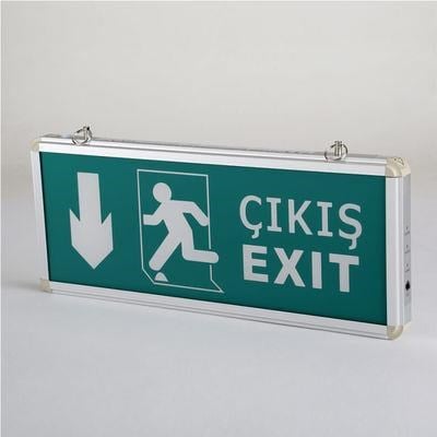 EXIT ÇIKIŞ ARMATÜRÜ (EXIT-ÇIKIŞ-AŞAĞI OK-K.ADM