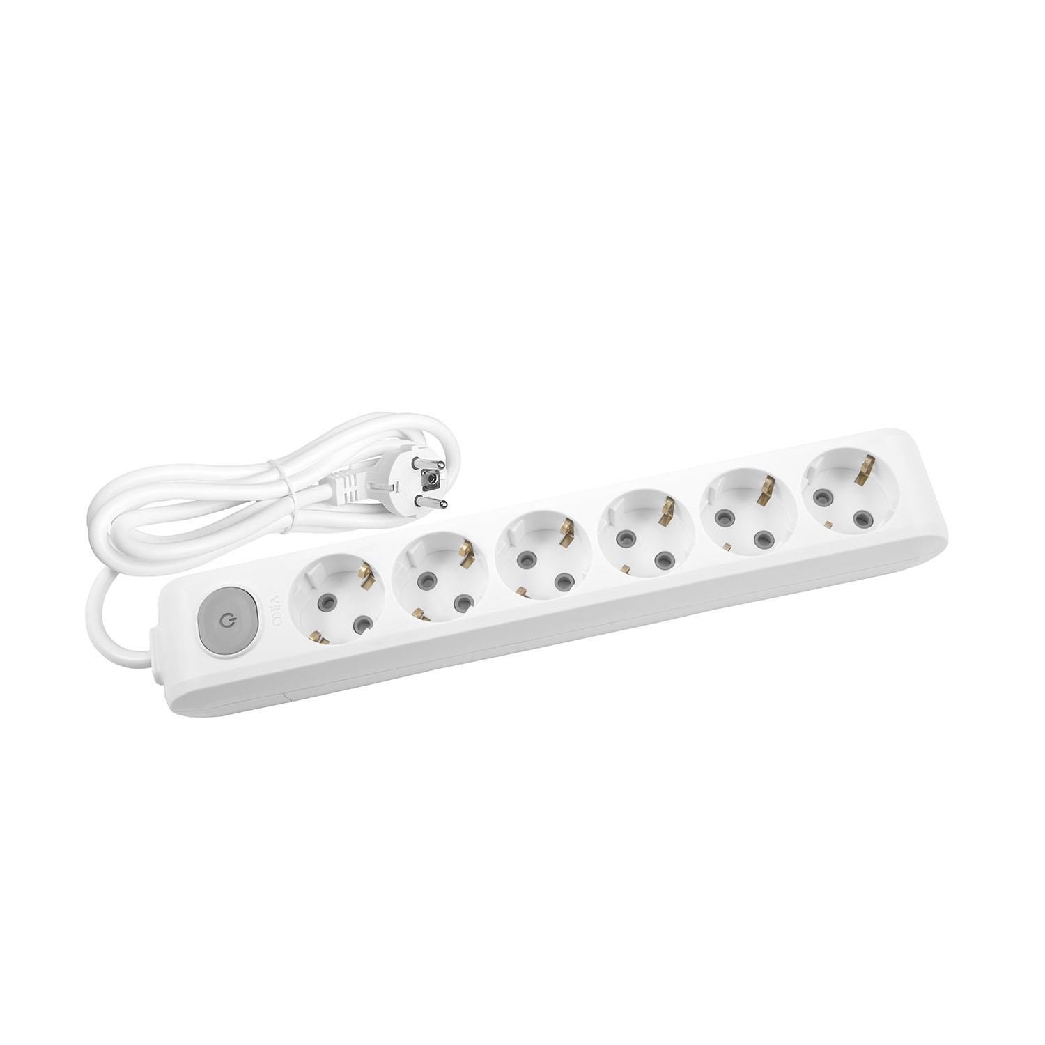 MULTİ-LET ALTILI PRİZ ANAH TOP KABLOLU Ç.K. 1 MT