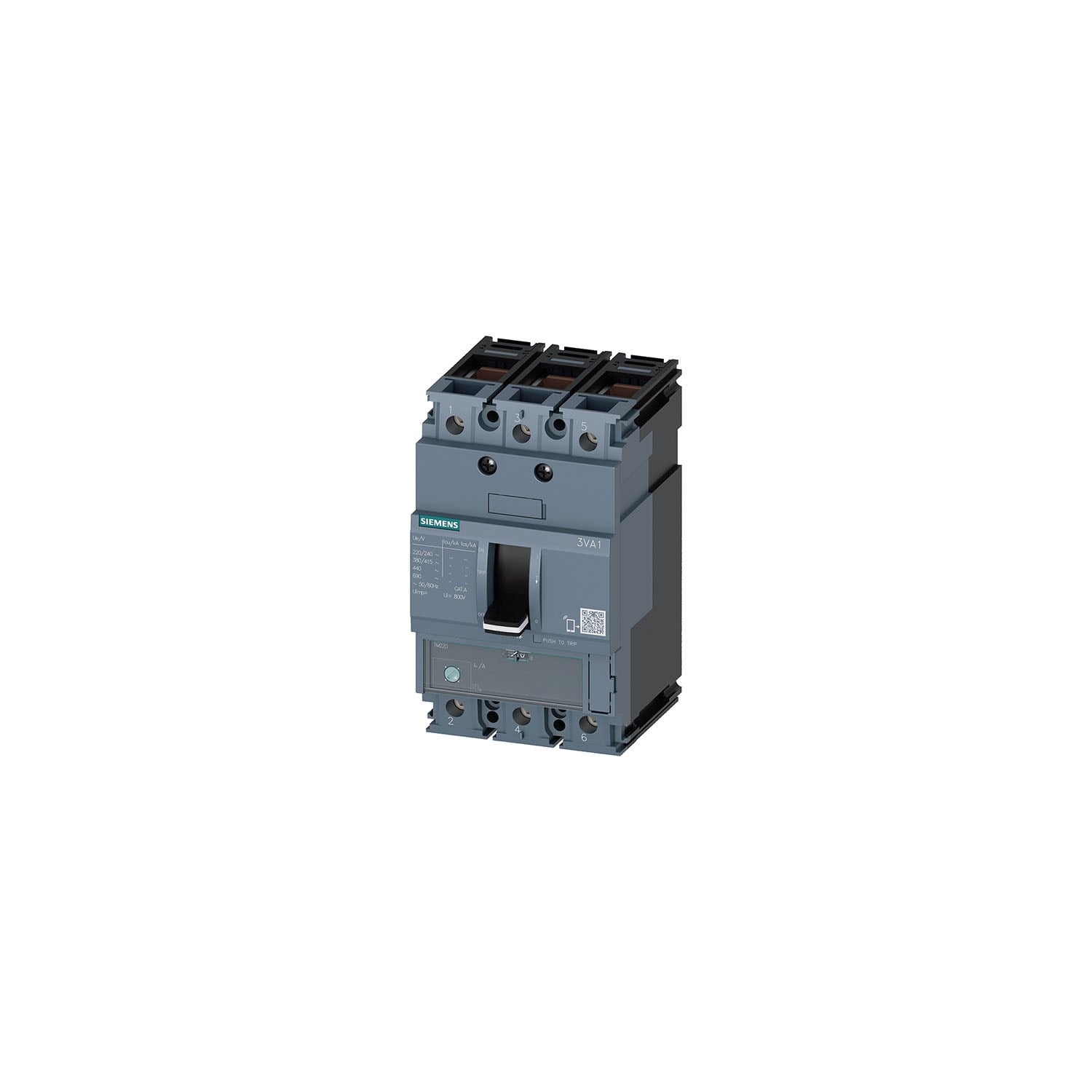 Siemens 3VA1163-4EE36-0AA0 Kompakt Termik Ayarlı Manyetik Şalter 44-63 Amper 36kA