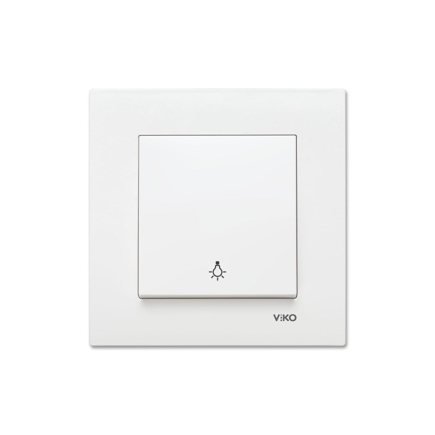 Viko Karre Beyaz Light Anahtarı Çerçeve Dahil 90967003