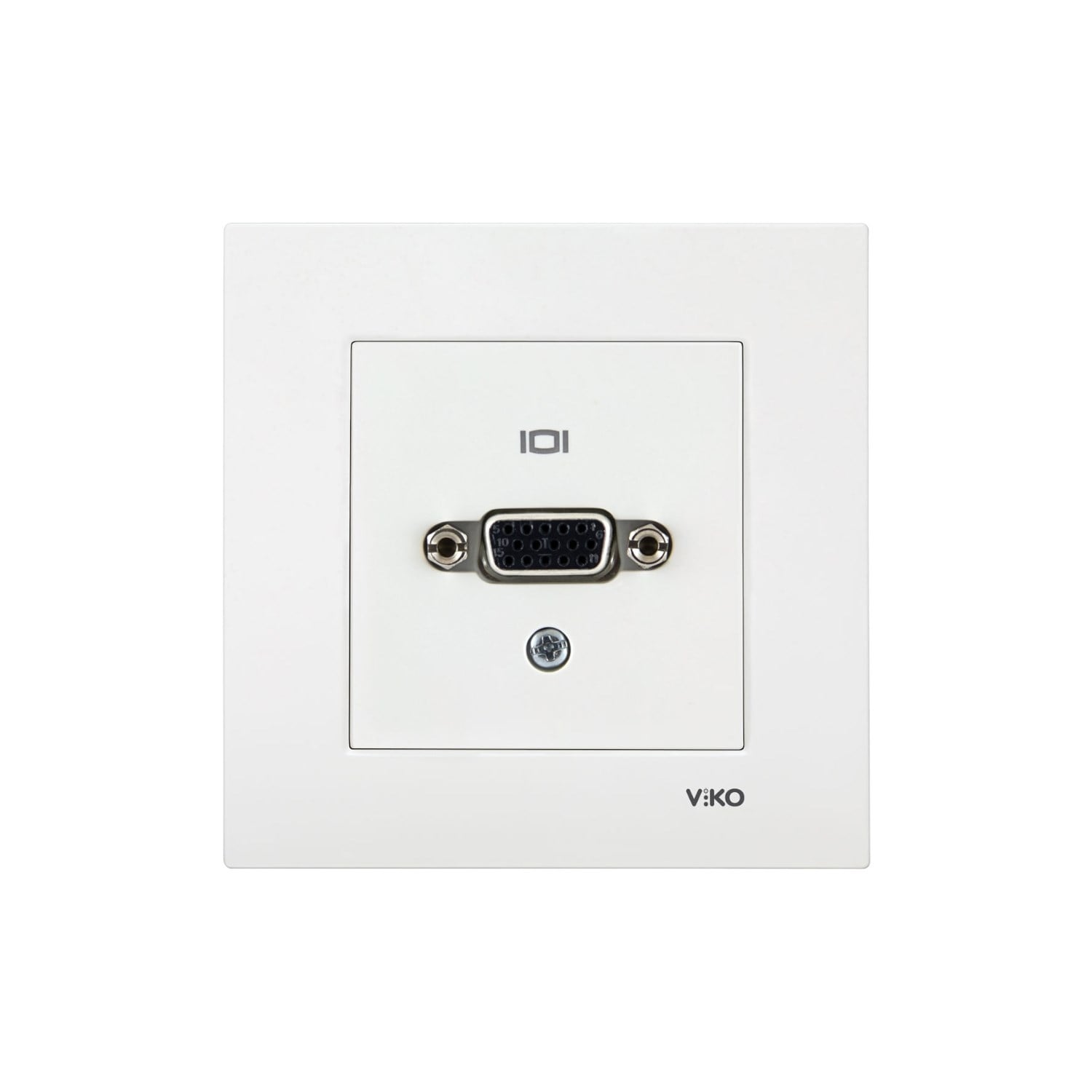 Viko Karre Beyaz Vga Konnektör Çerçeve Dahil 90967166