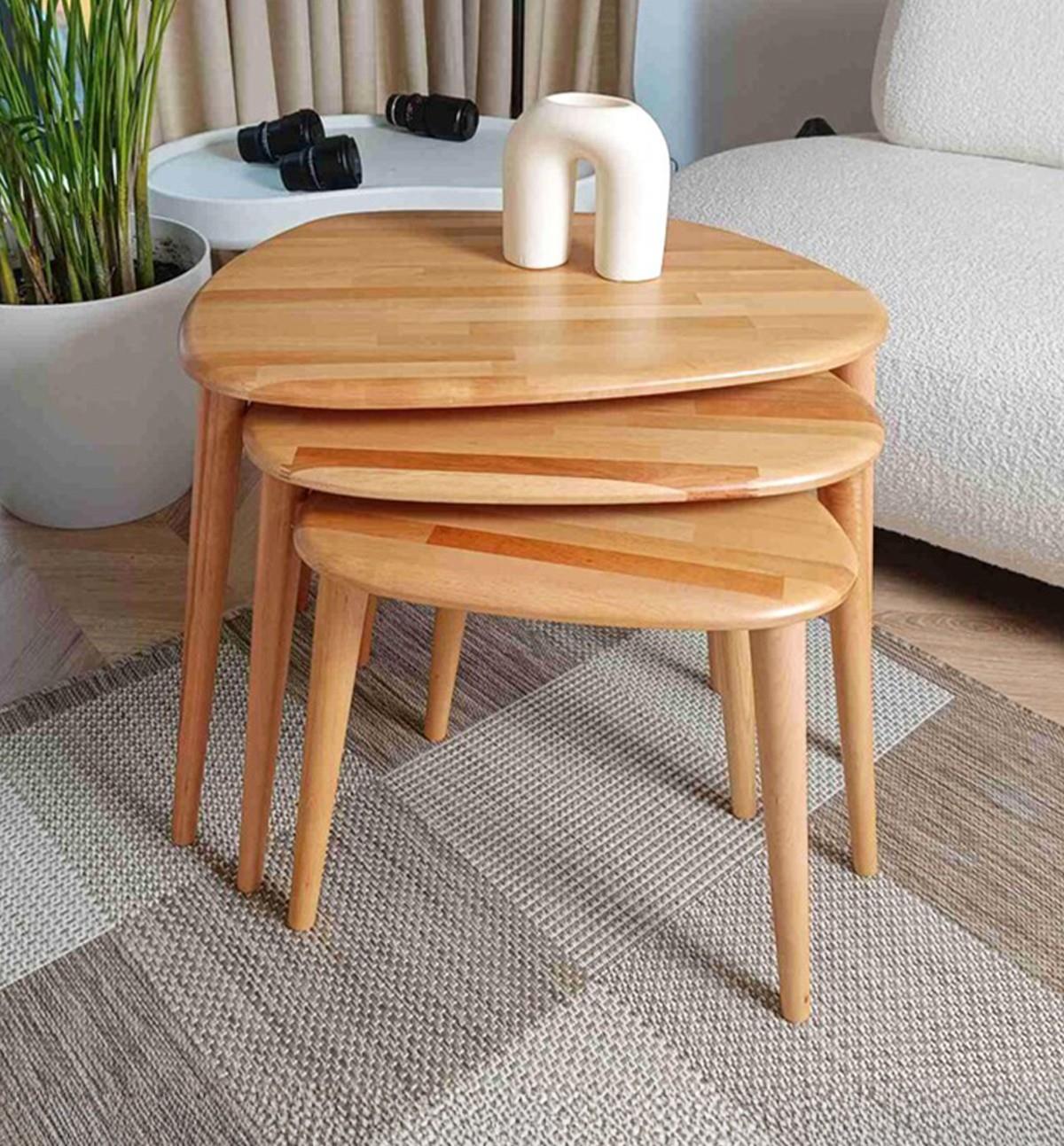 Fawdecor Amorphous 3'lü Zigon Sehpa Seti