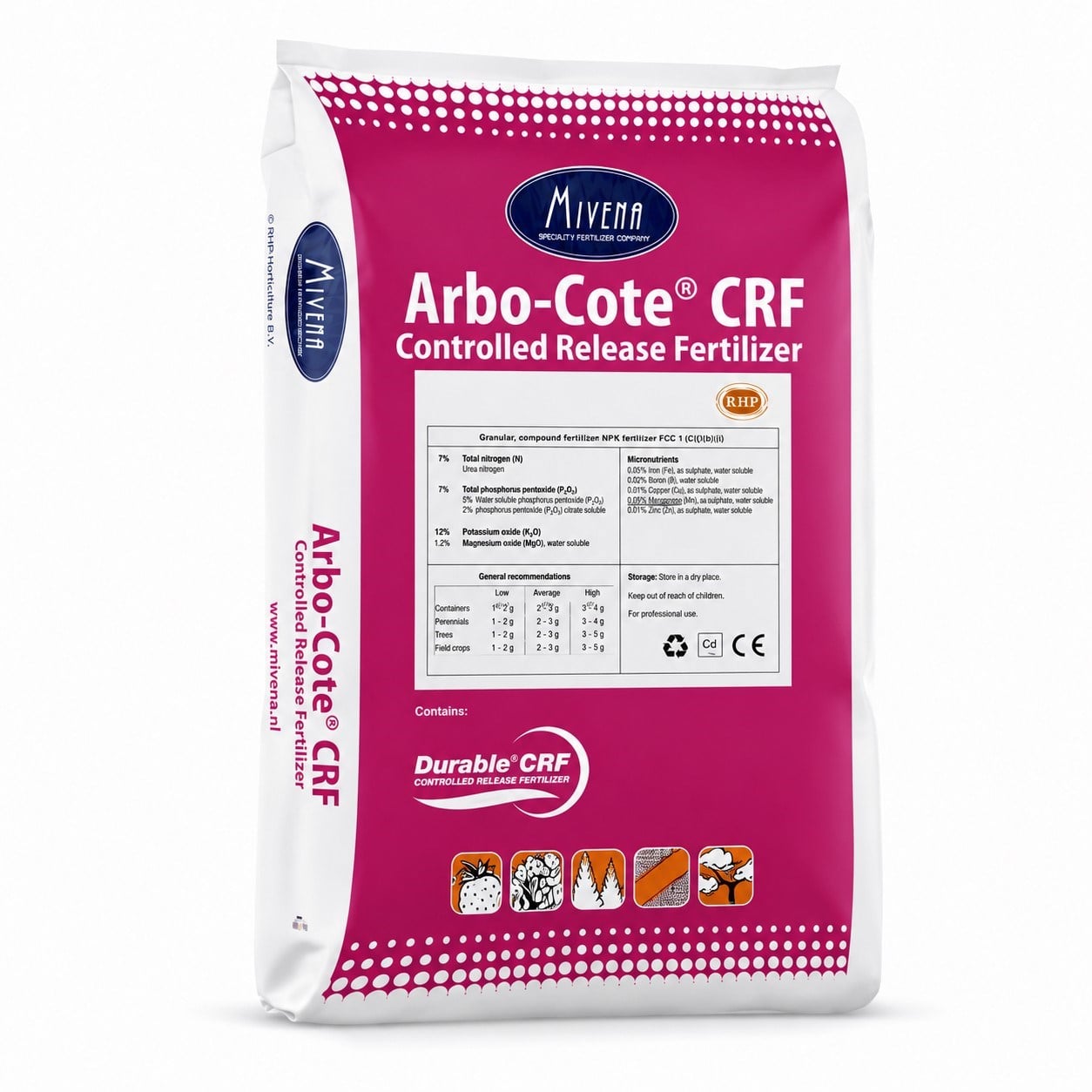 Arbo-Cote CRF 16-9-10 Kontrollü Salınımlı Bitki Gübresi 5 Kg