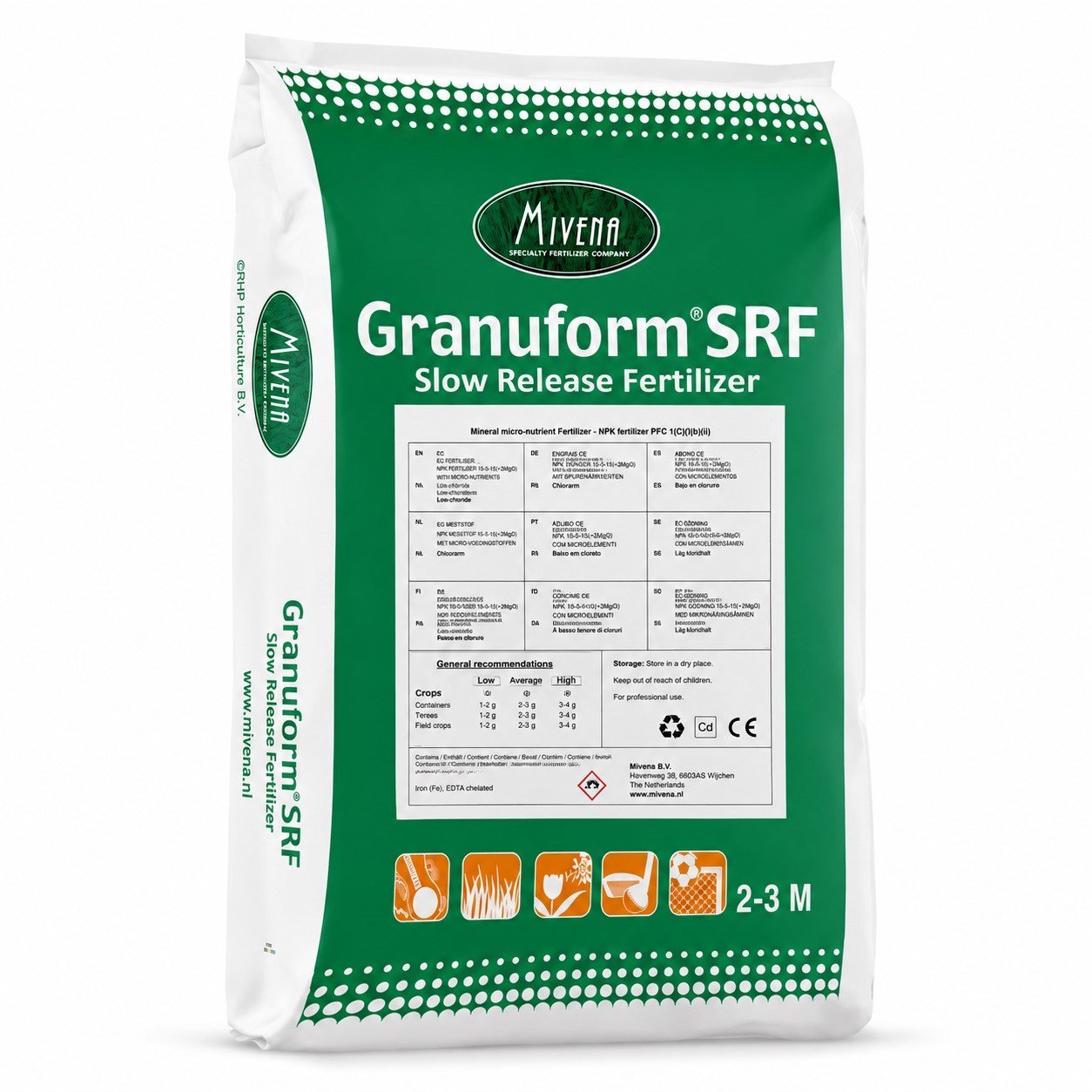 Granuform SRF 18-6-10 Yavaş Salınımlı Çim Gübresi 5 Kg