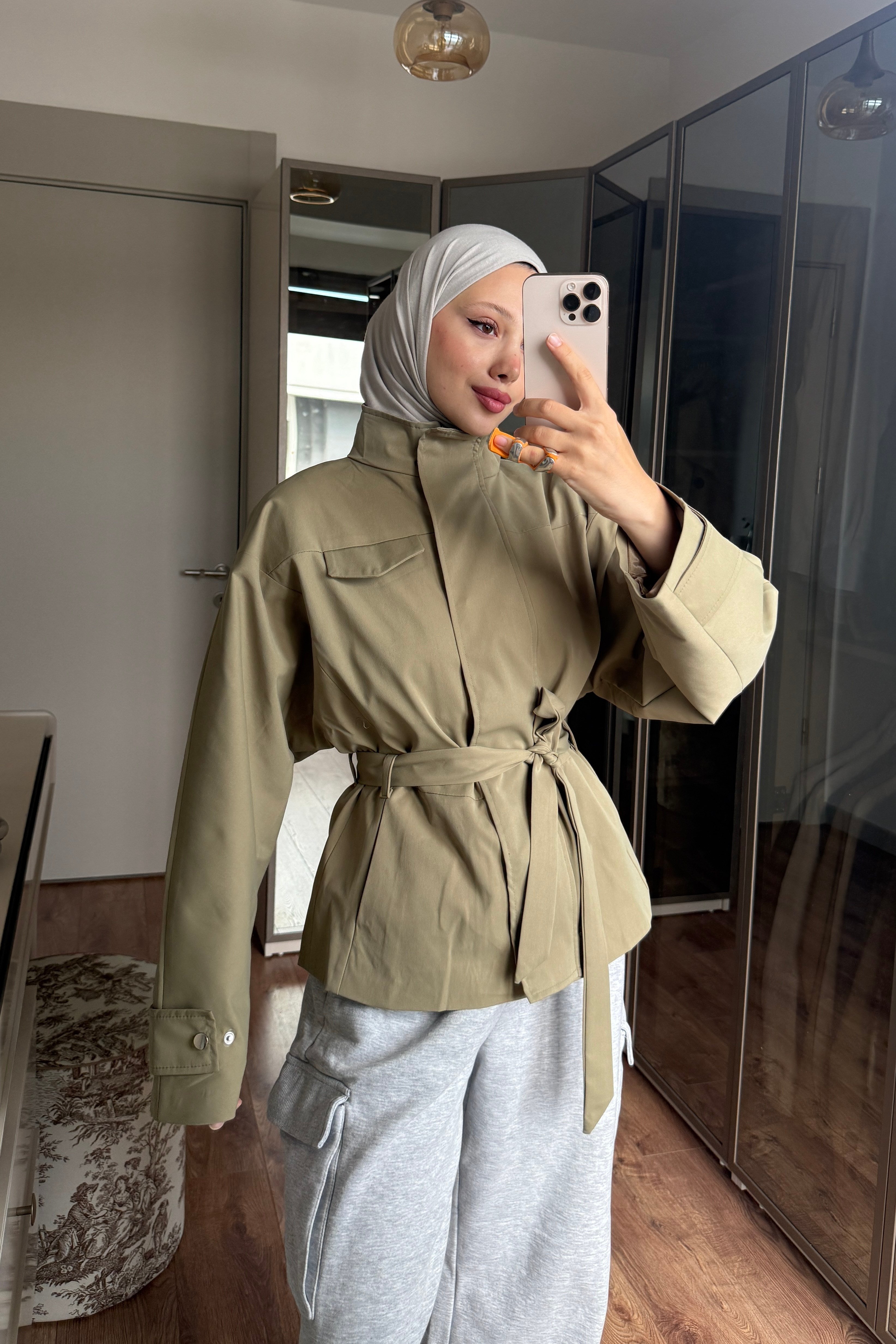 KISA TRENÇ - HAKİ