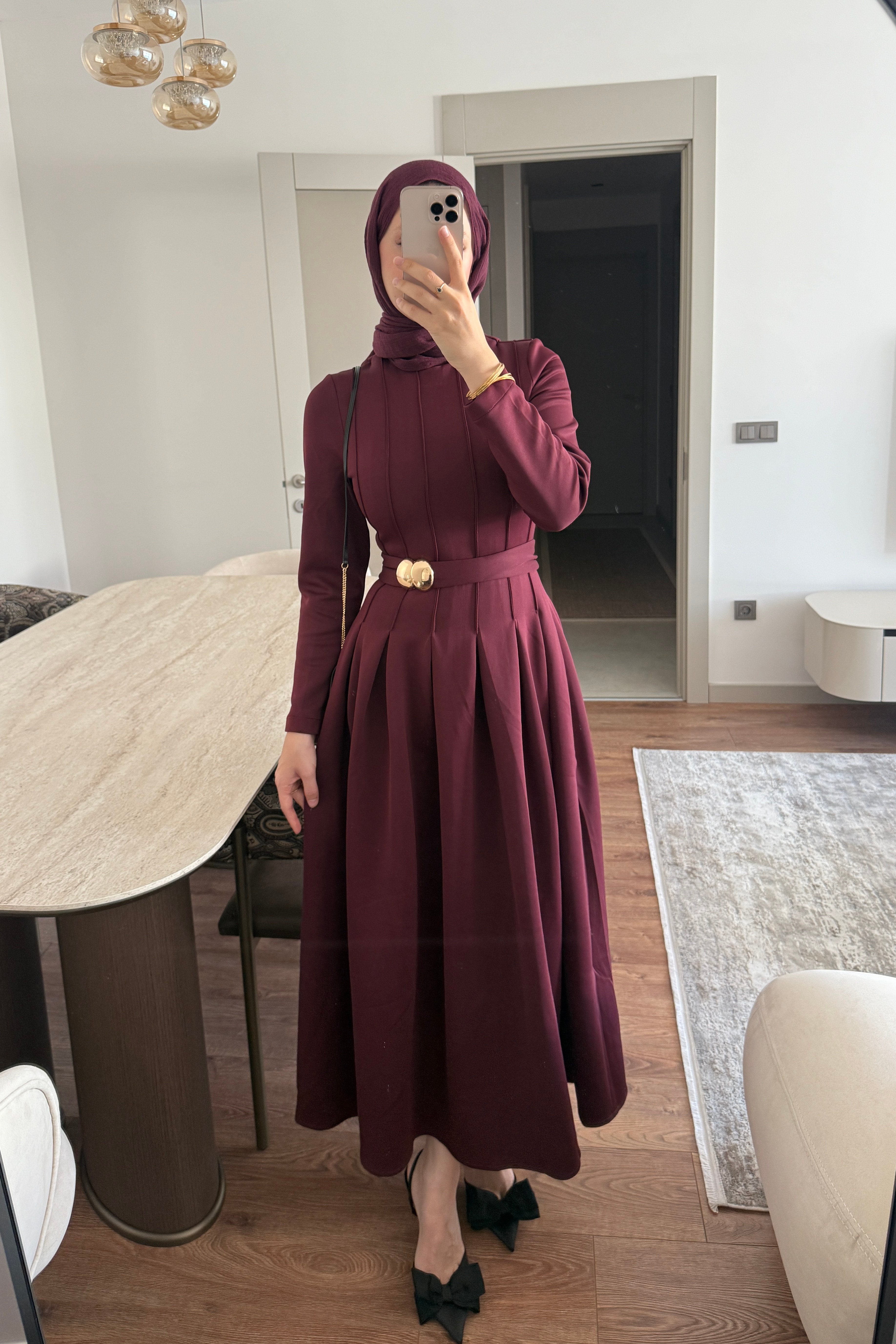 MARRY ELBİSE - BORDO