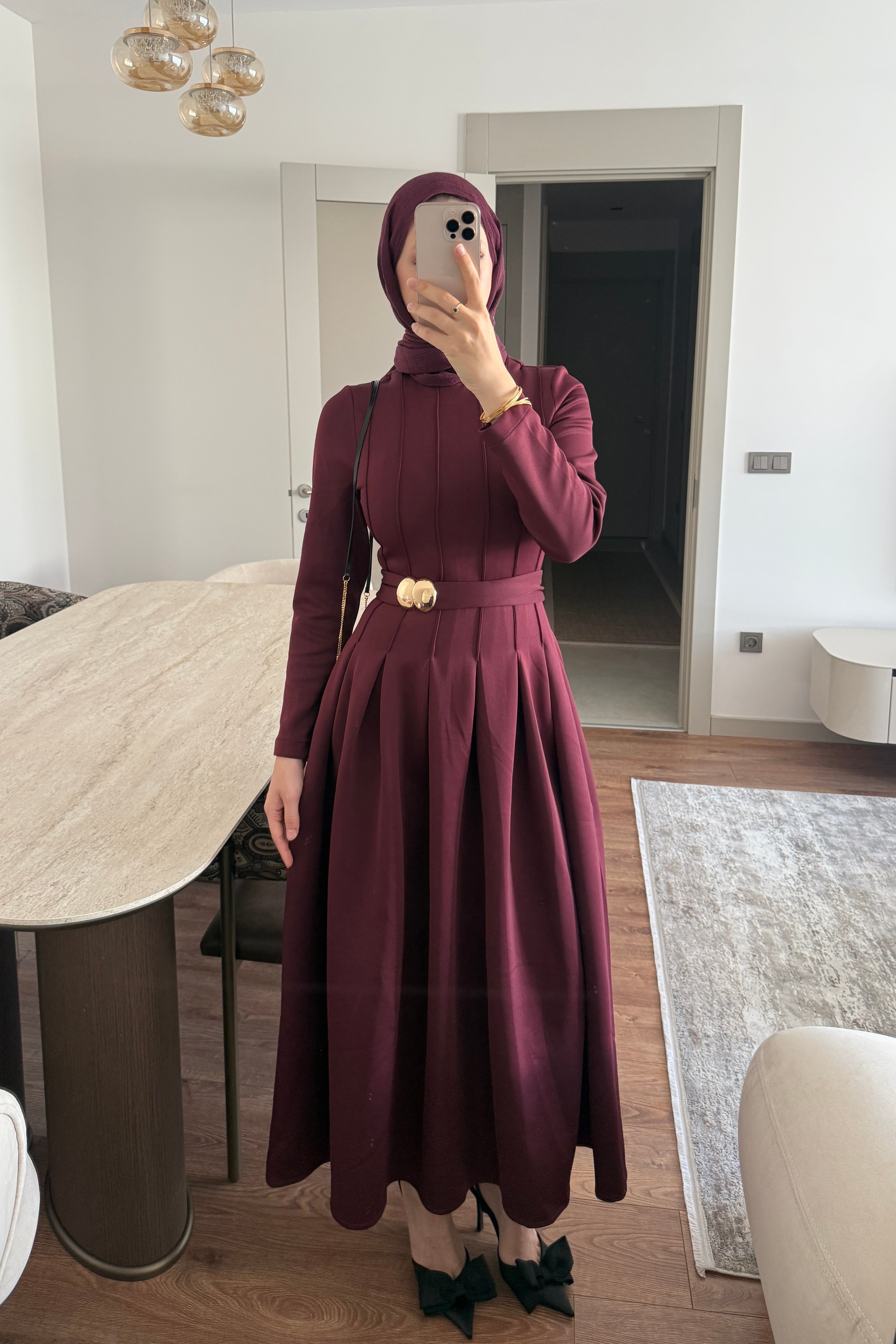 MARRY ELBİSE - BORDO