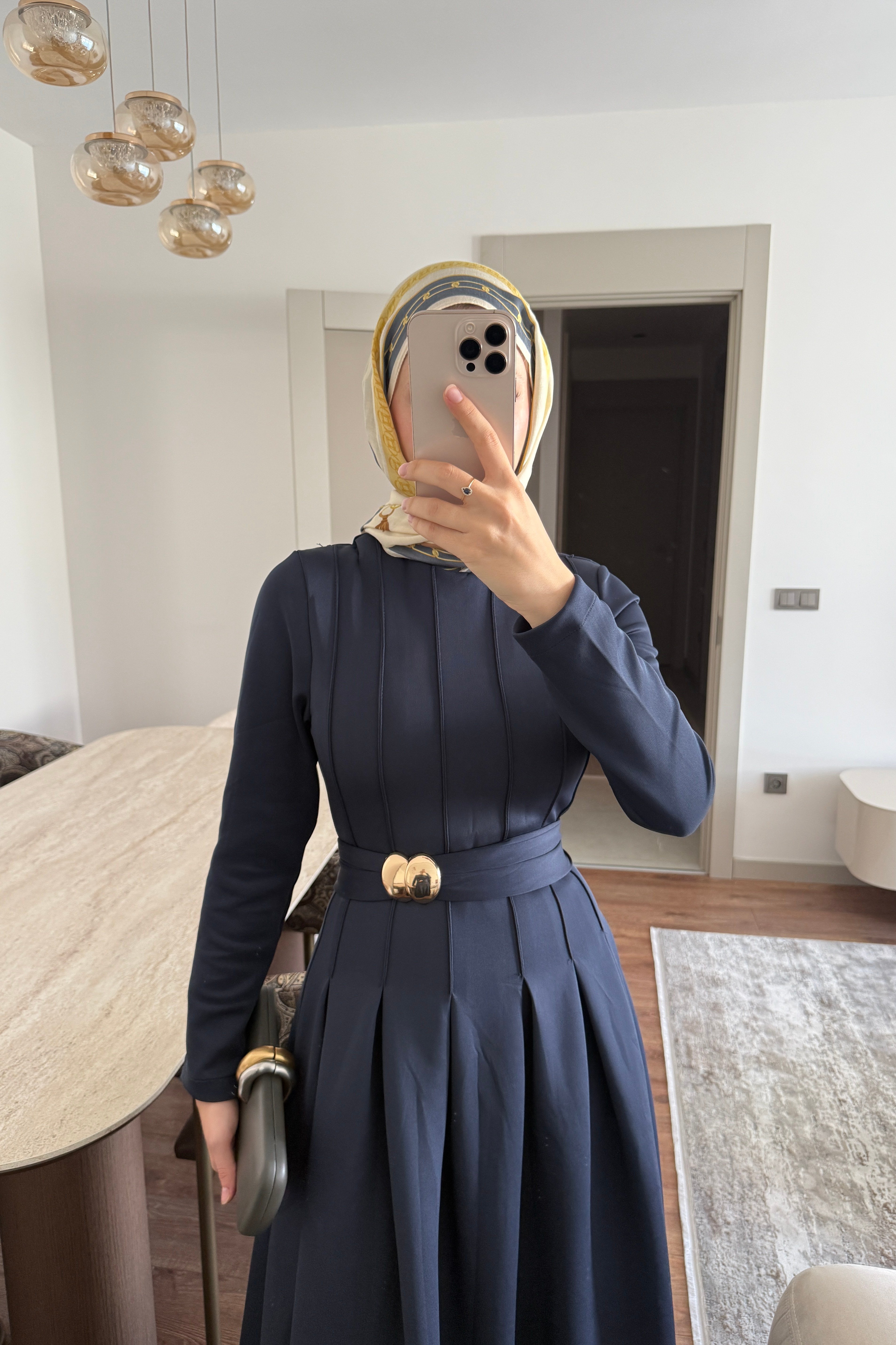 MARRY ELBİSE - LACİVERT
