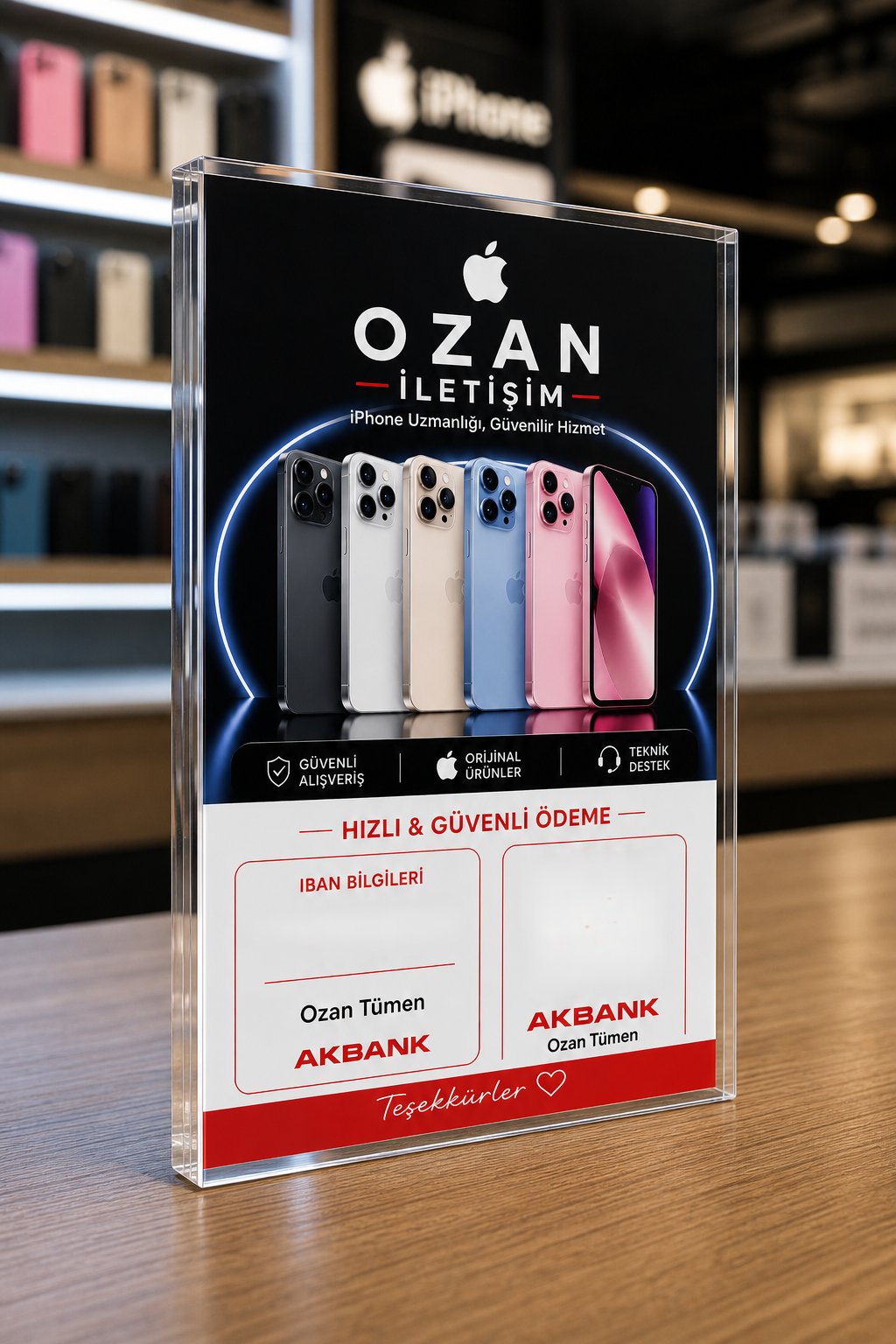 Firmaya ve Kişiye Özel Tanıtım Akrilik Blok