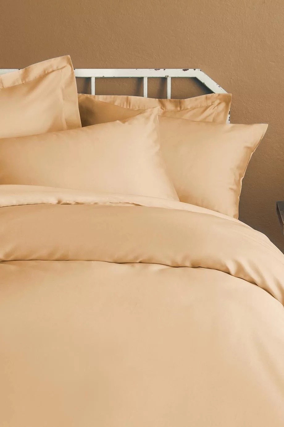 SIMPLY PEACH PAMUK SATEN ÇİFT KİŞİLİK NEVRESİM TAKIMI 200*220