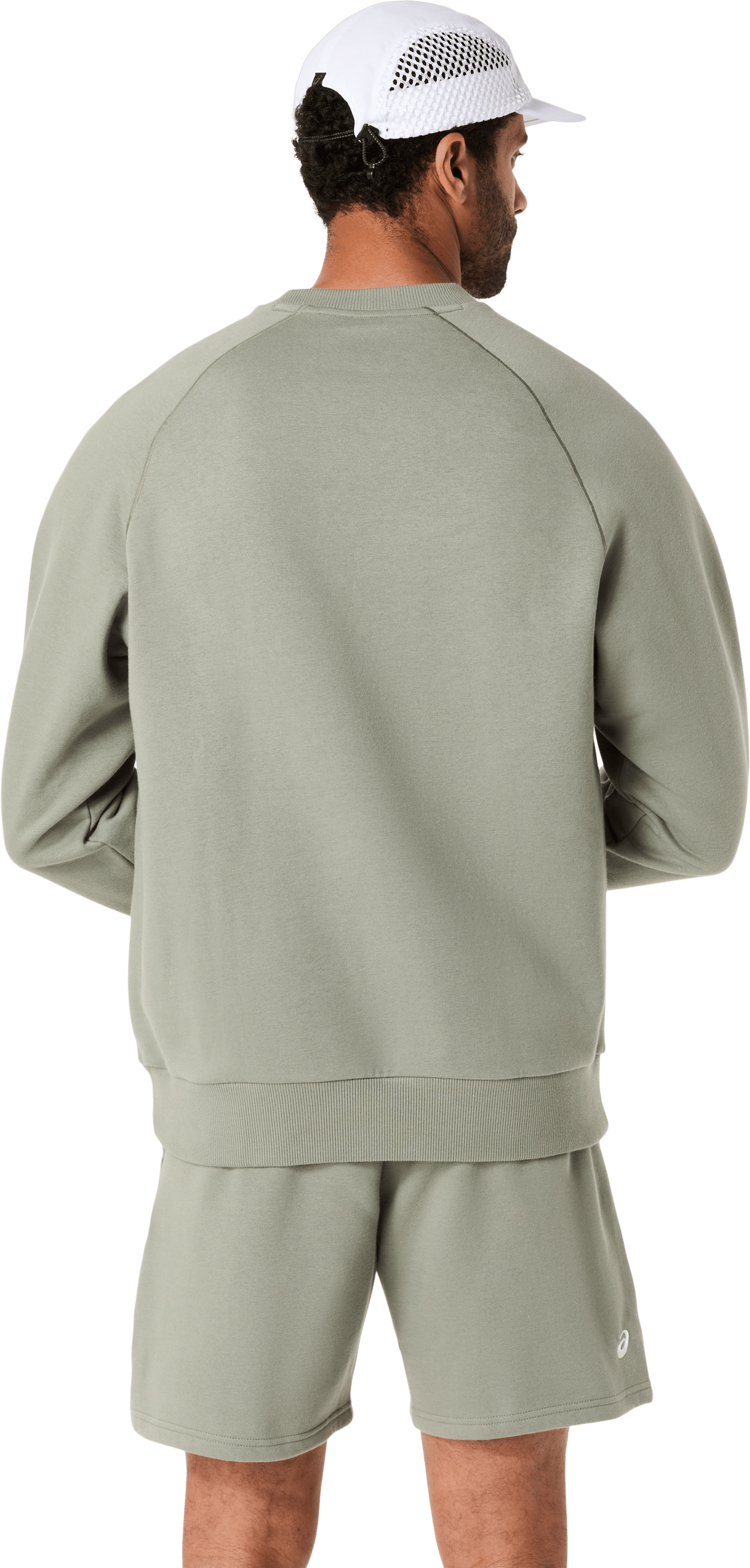 ASICS LOGO FLEECE CREW-NECK TOP