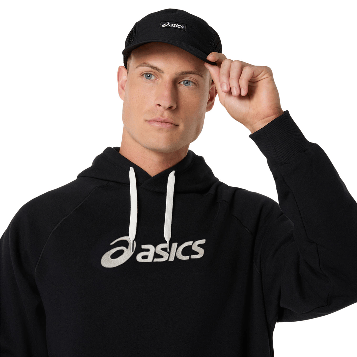 ASICS LOGO FLEECE PULLOVER HOODIE