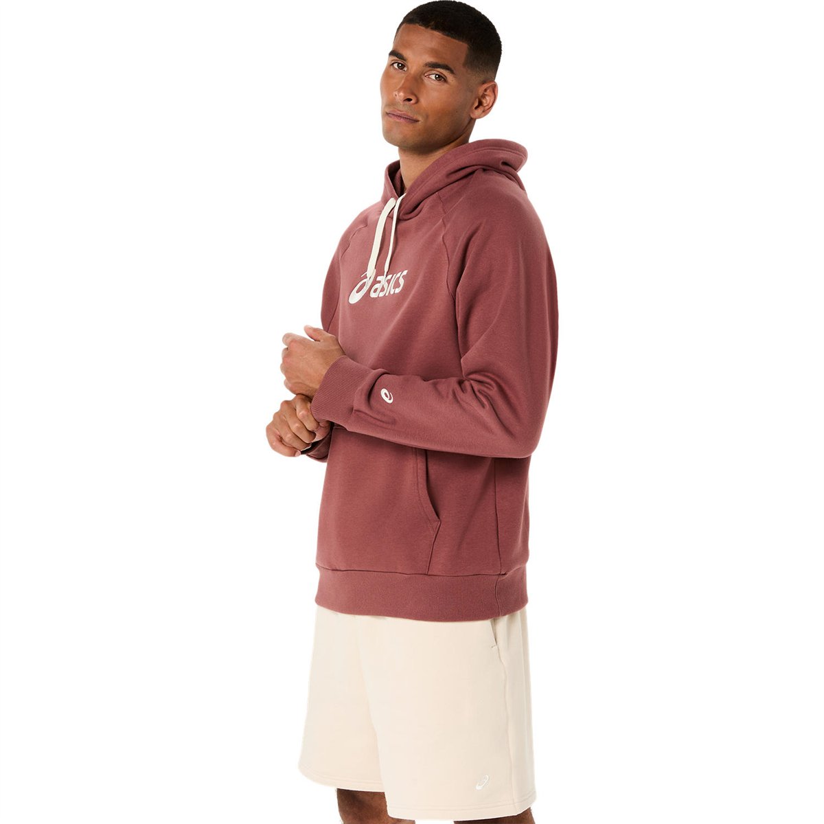 ASICS LOGO FLEECE PULLOVER HOODIE