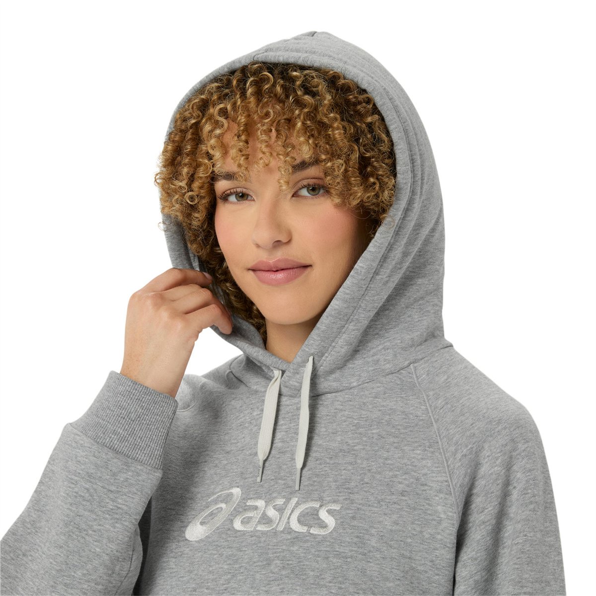 ASICS LOGO FLEECE PULLOVER HOODIE