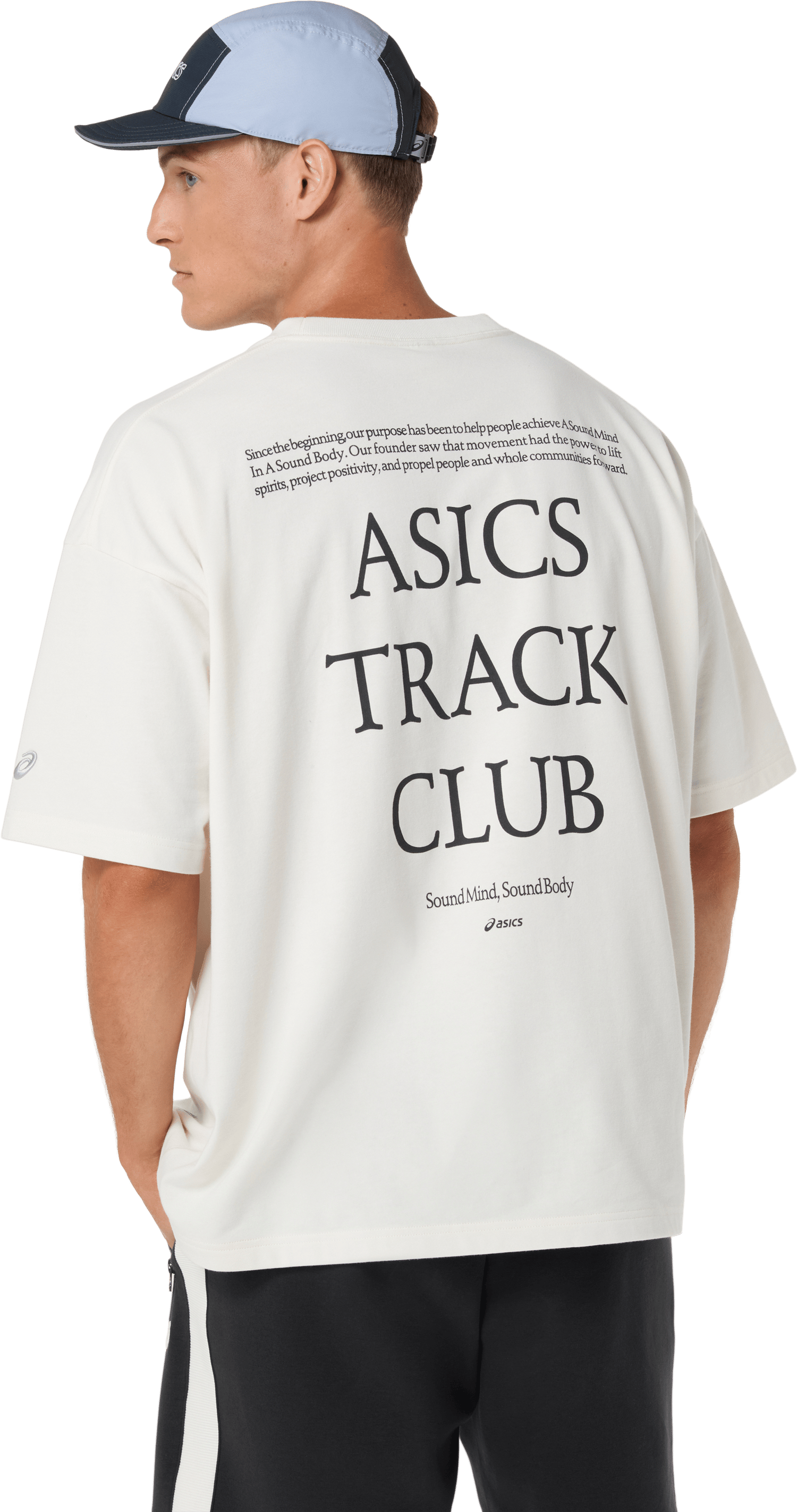 ASICS TRACK CLUB  HERITAGE RELAXED TEE