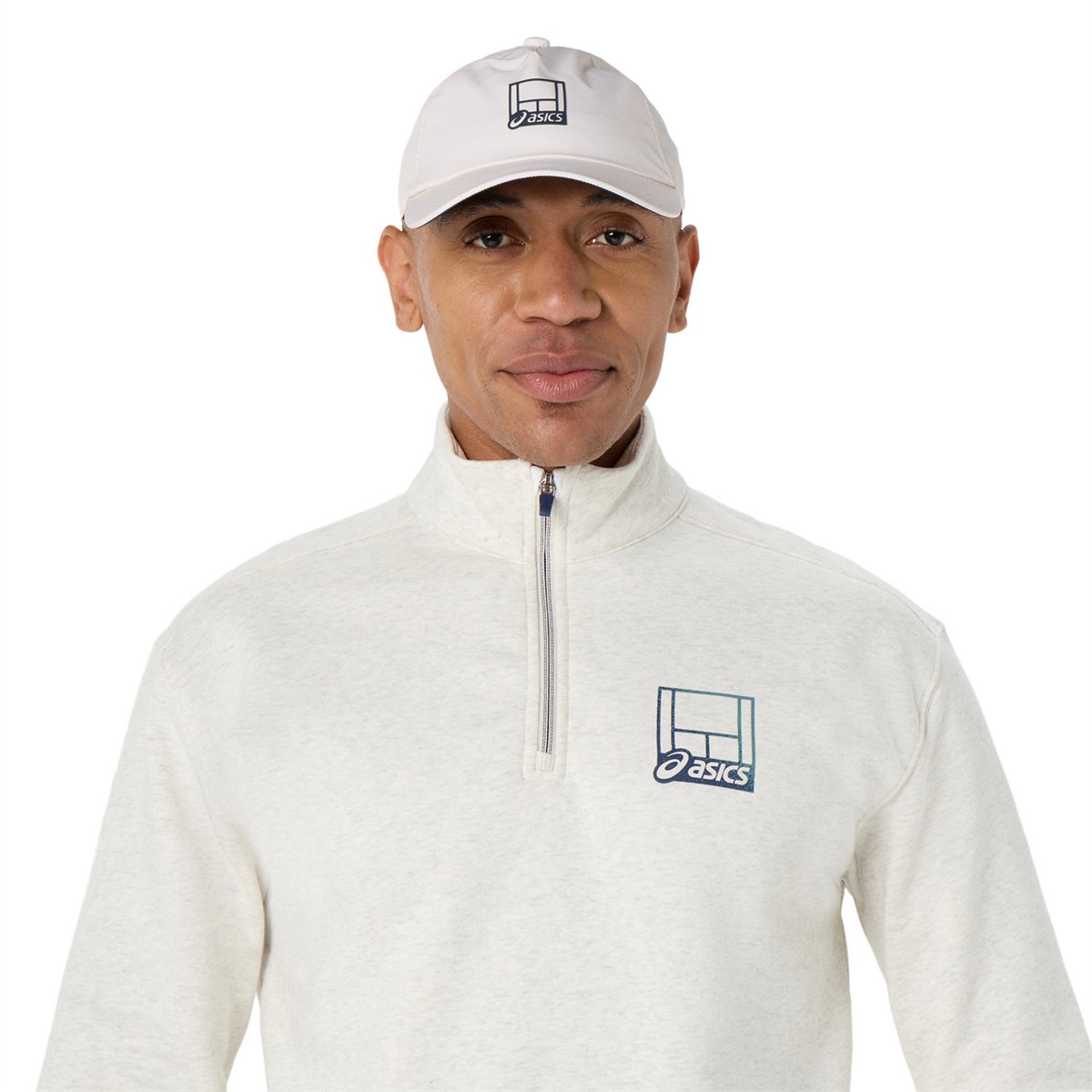 COURT CORE GRAPHIC HALF ZIP SWEATSHIRT