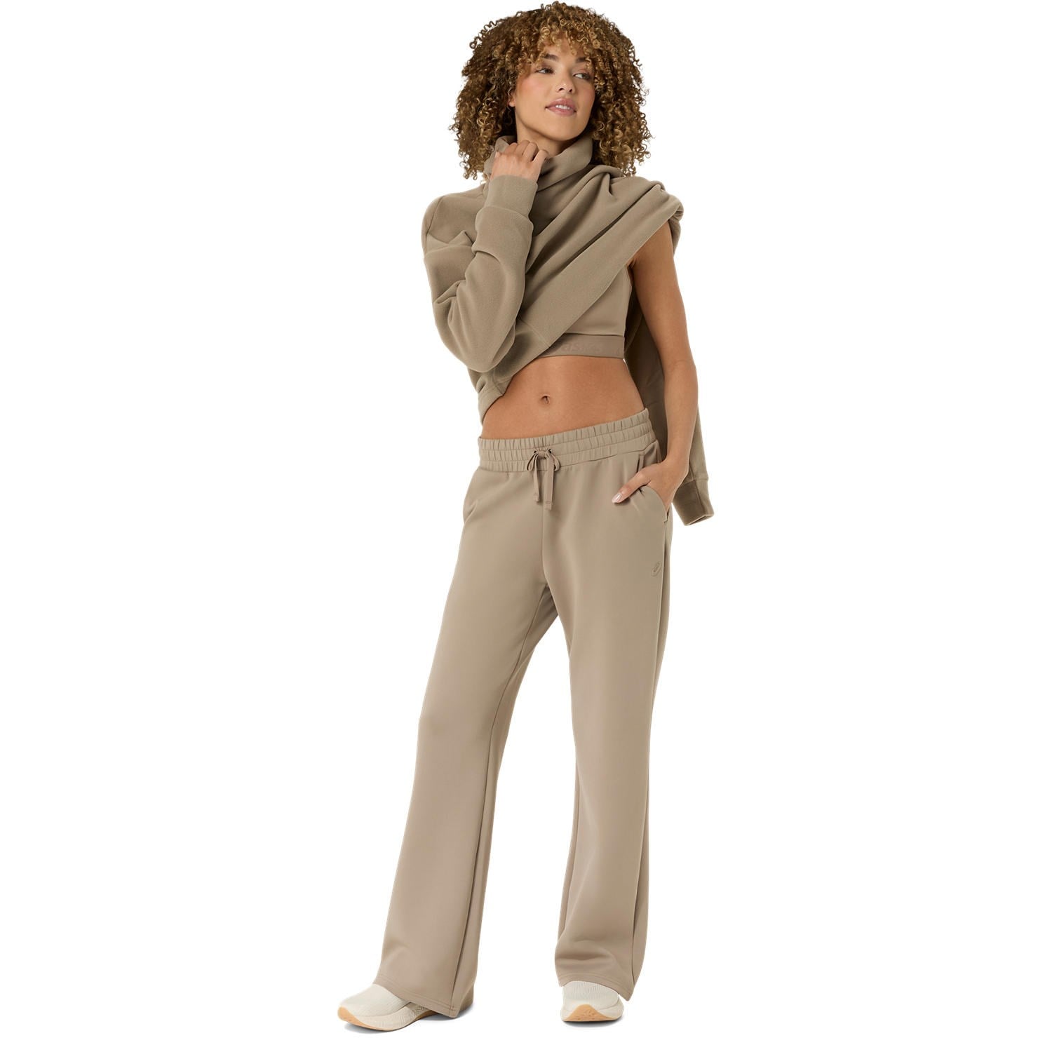 NAGINO REFINED TEXTURE FLEECE TOP