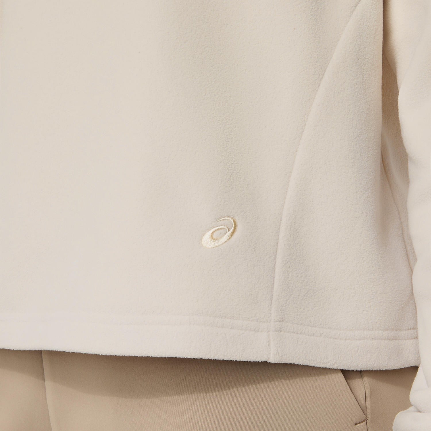 NAGINO REFINED TEXTURE FLEECE TOP