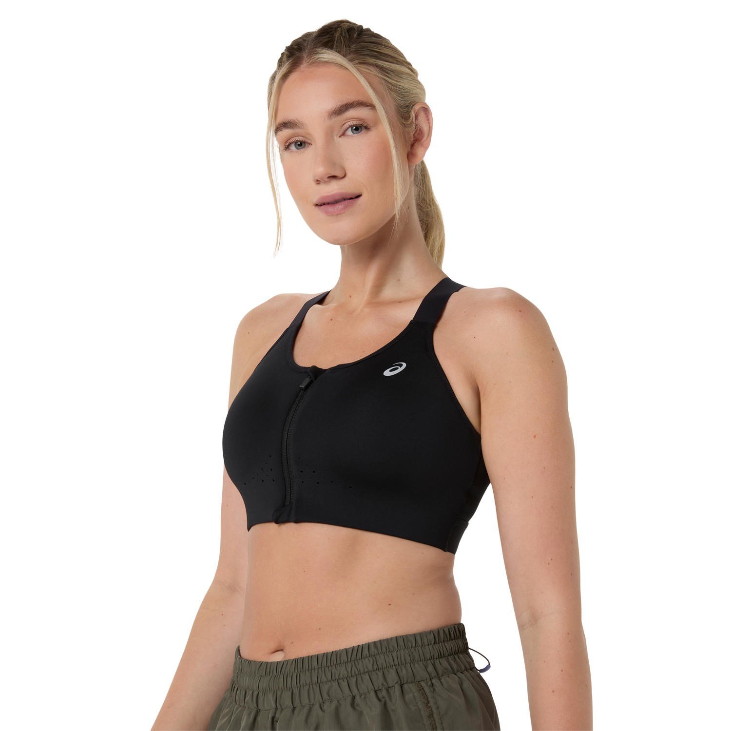 ROAD COMBINATION ZIP BRA Siyah Kadın Sporcu Sütyeni