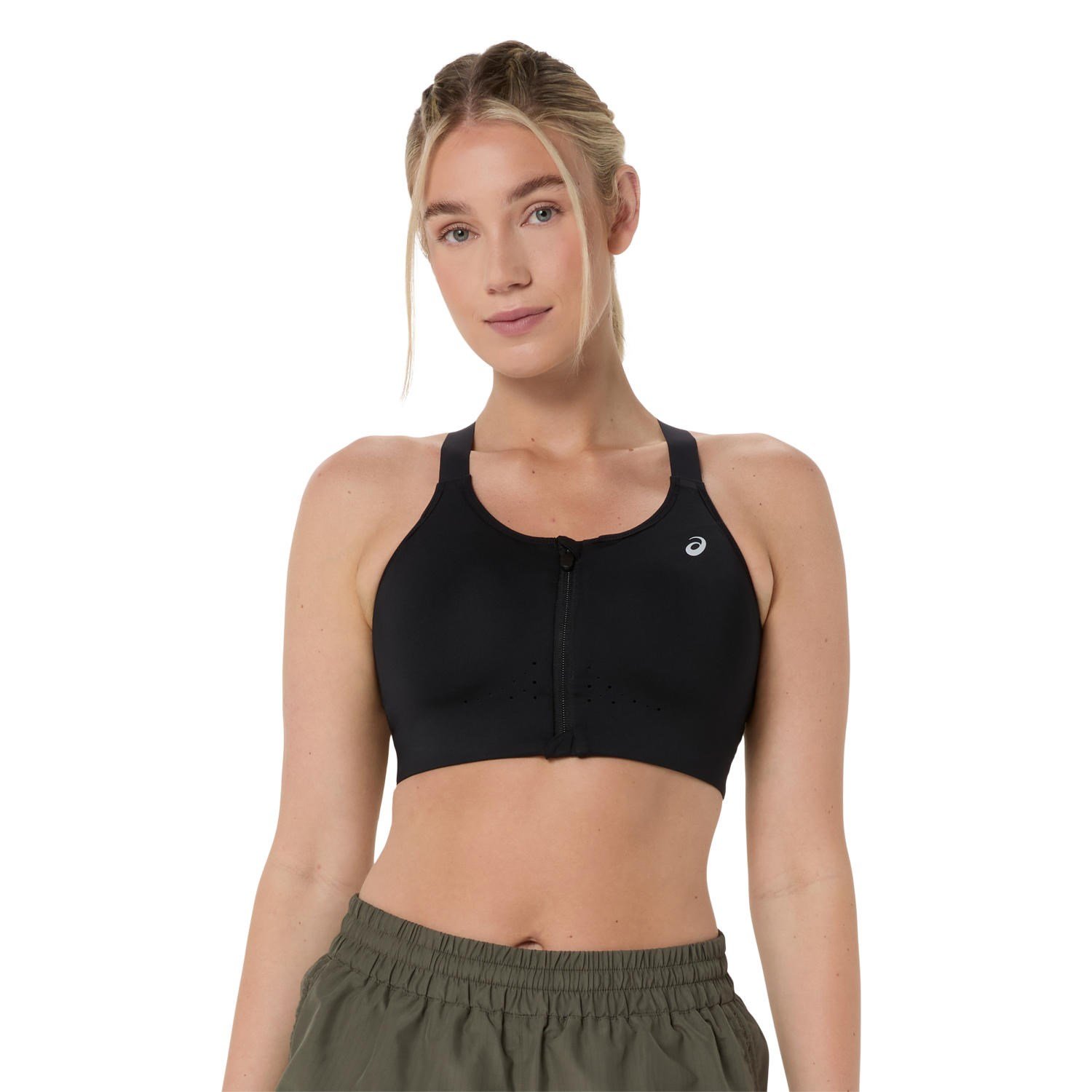 ROAD COMBINATION ZIP BRA Siyah Kadın Sporcu Sütyeni
