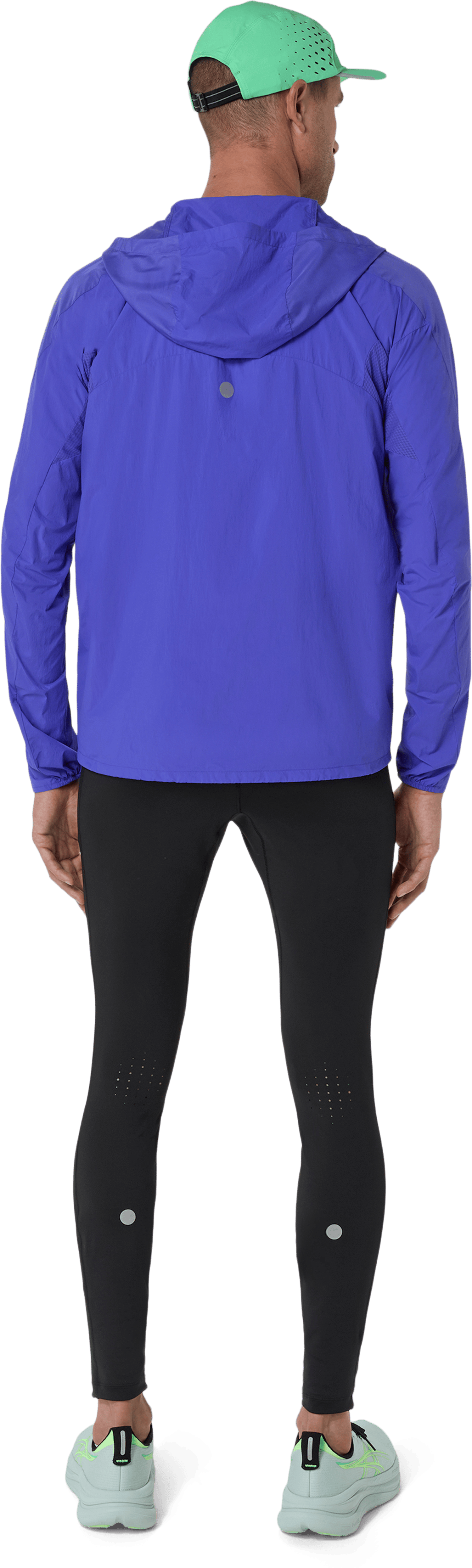 ROAD PACKABLE JACKET Mavi Erkek Koşu Spor Ceket