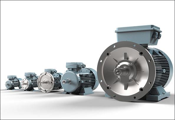 0,37 kW 1500 d/d 71 Gövde 3 Fazlı AC Elektrik Motoru