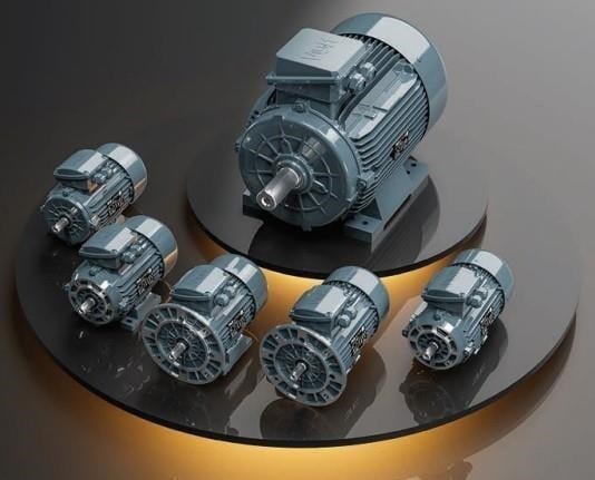 22 kW 1000 d/d 200 Gövde 3 Fazlı AC Elektrik Motoru