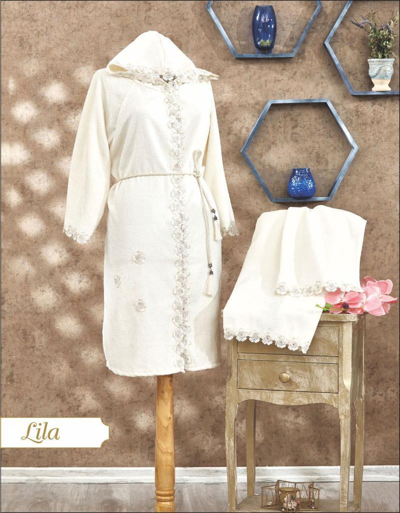 Elvira Home Collection Lila Gelin Bornozu