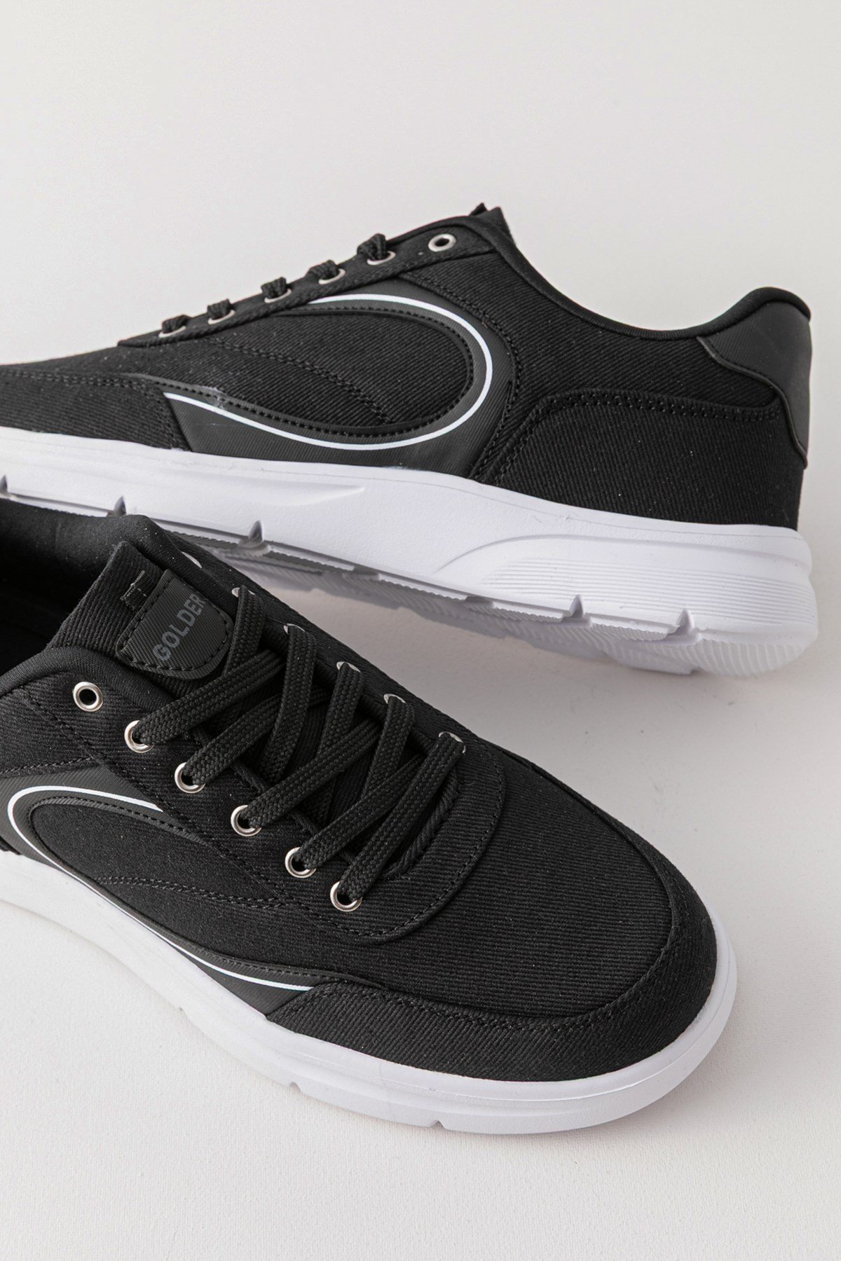 Erkek Spor Ayakkabı Siyah Ultra Hafif Nefes Alan Rahat Günlük Sneaker