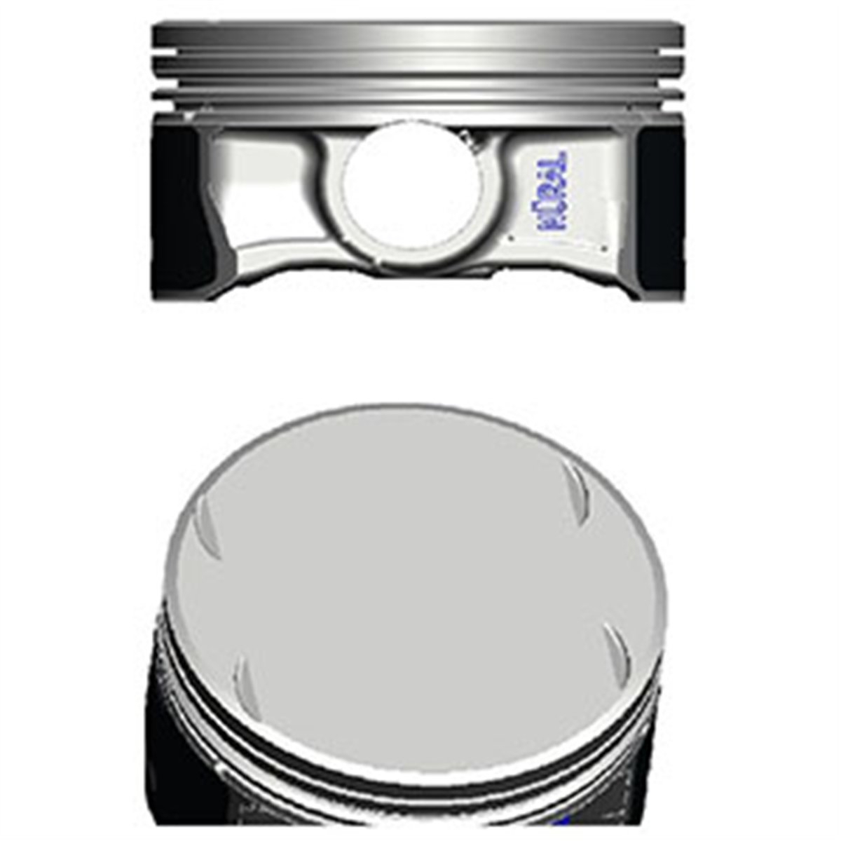 BMW E39-E46-E60-E65-E66-X3 E83-X5 E53 2000-2010 PISTON+SEGMAN 11257506222