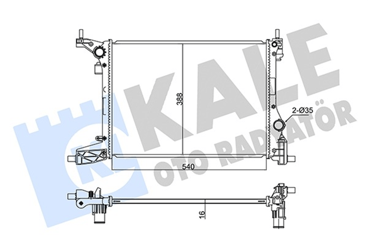 FIAT EGEA 2015 SONRASI SU RADYATÖRÜ 52052603