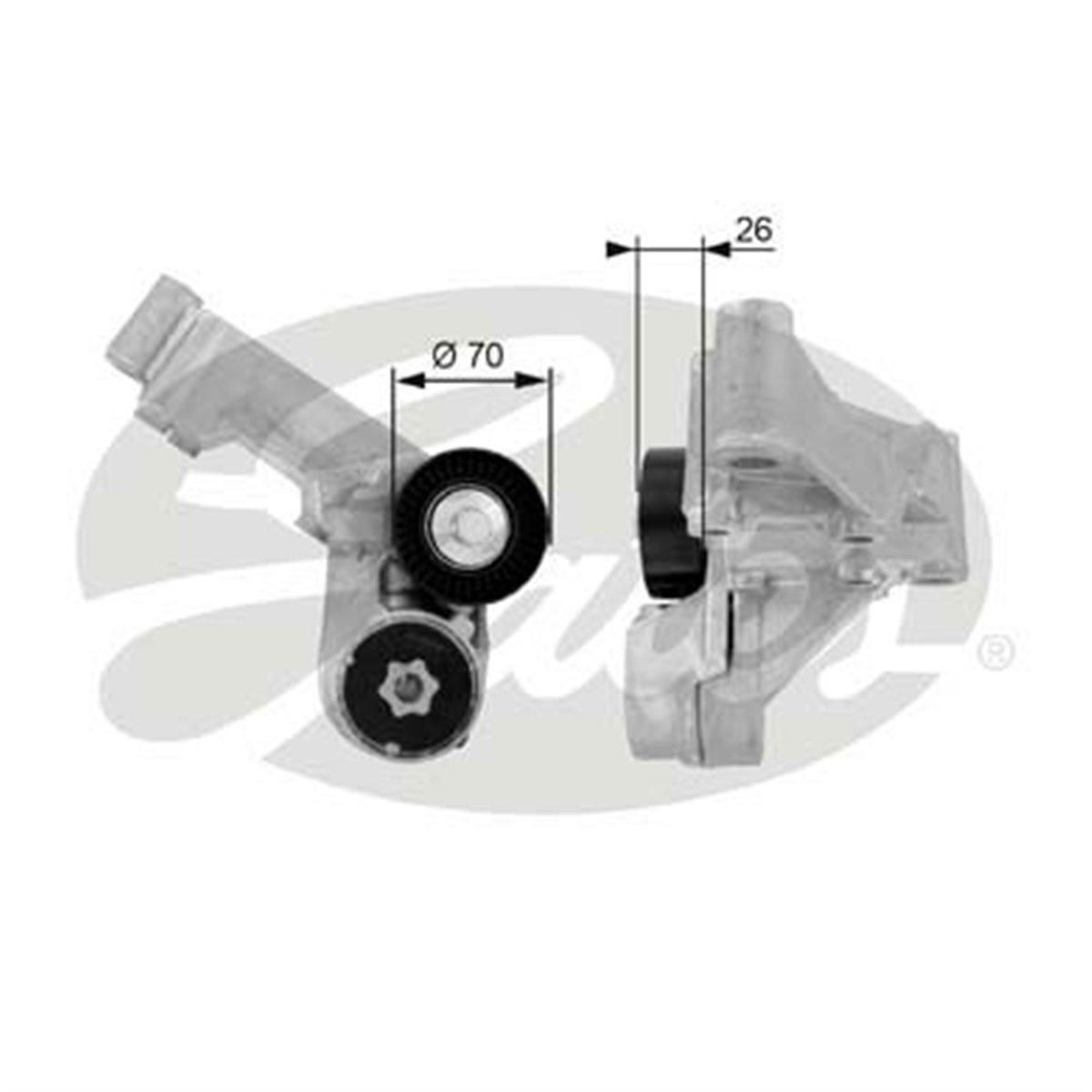 FORD CONNECT/FOCUS 2002-2013 V KAYIS GERGI RULMANI 1S4Q 6A228 AF