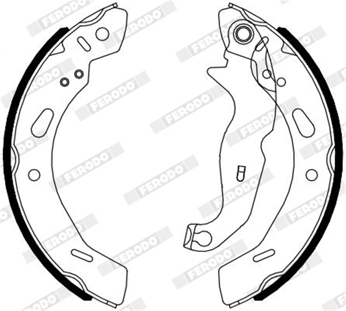 FORD FIESTA 2008-2017 FREN BALATASI ARKA 8V51 2200 AD