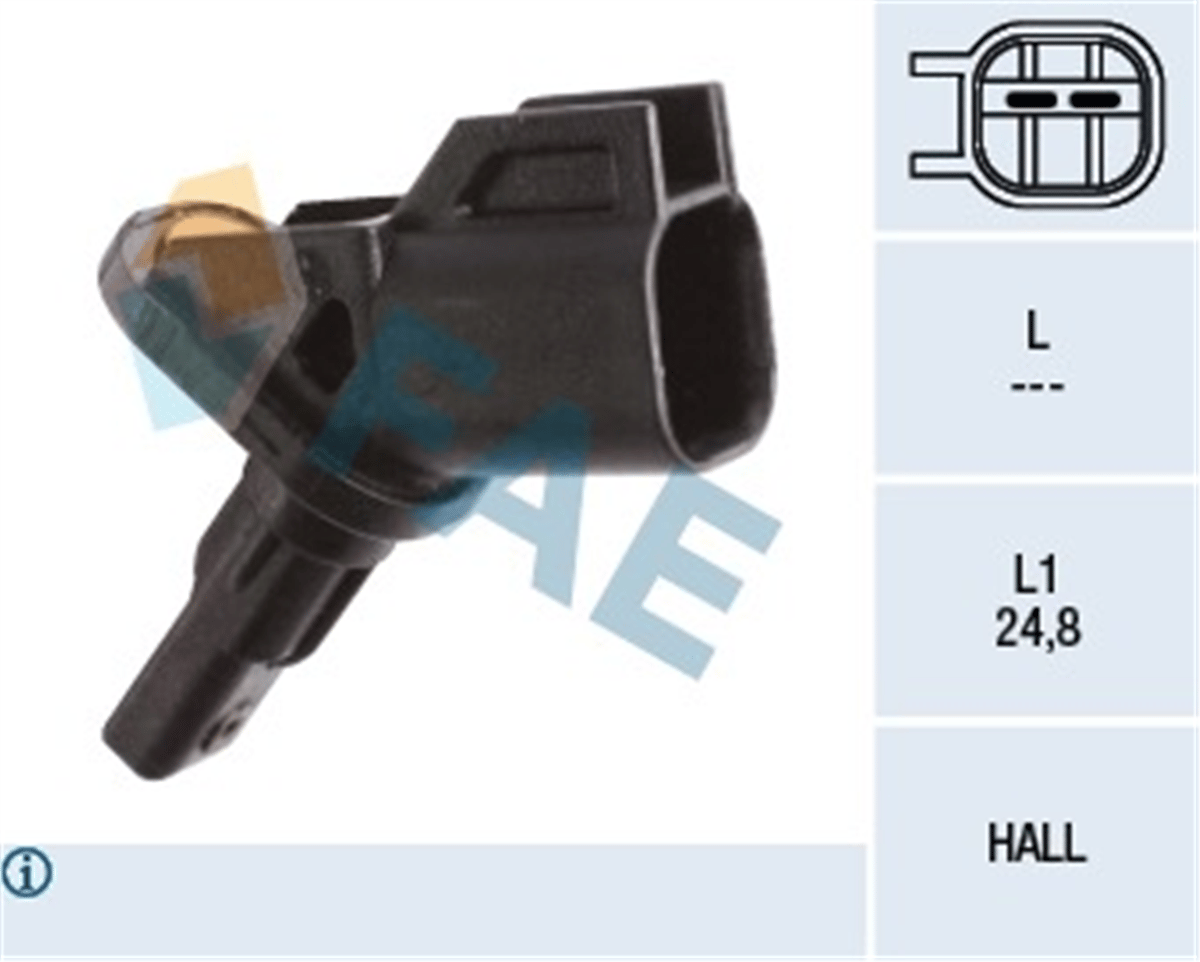 FORD FOCUS/KUGA/CONNECT 2003 SONRASI ABS SENSÖRÜ ÖN BV6T 2C204 FB