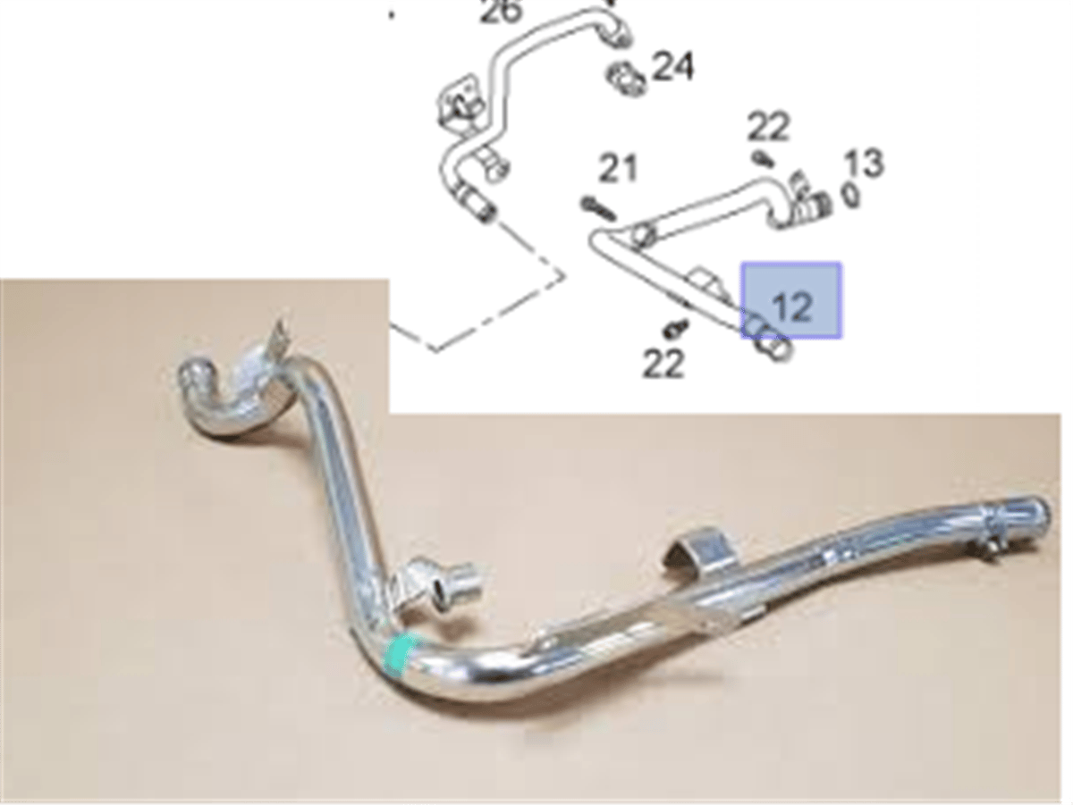 OPEL ASTRA H CORSA D 2004 SONRASI TERMOSTAT BORUSU 6338063
