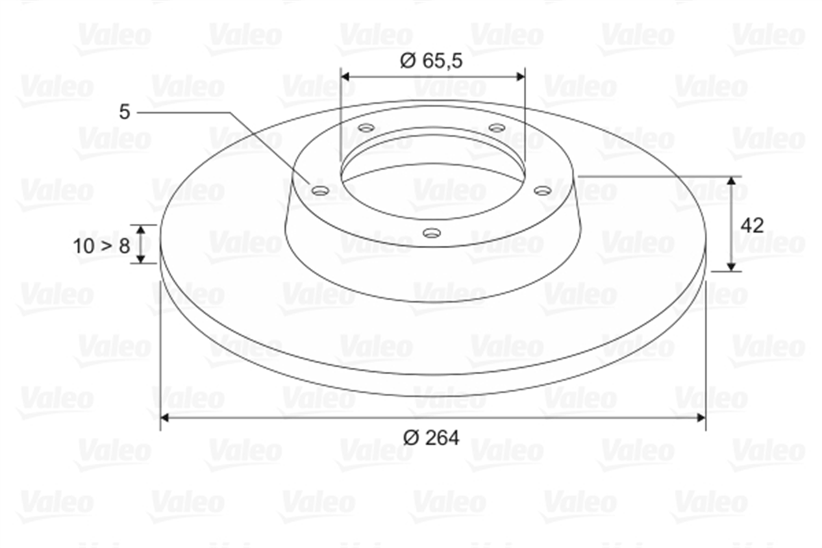 OPEL VALEO VAL 186593 FREN DISKI ARKA 98- ASTRA G ASTRA H ZAFIRA B MERIVA B Z16XEP Z16XER X20XEV
