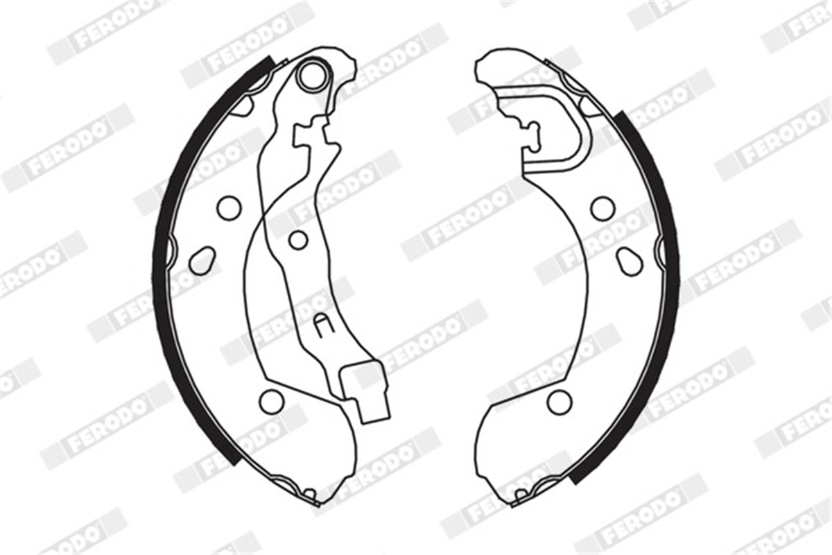 RENAULT CLIO-III-MODUS-NOTE 2003 SONRASI FREN BALATASI ARKA 7701208357