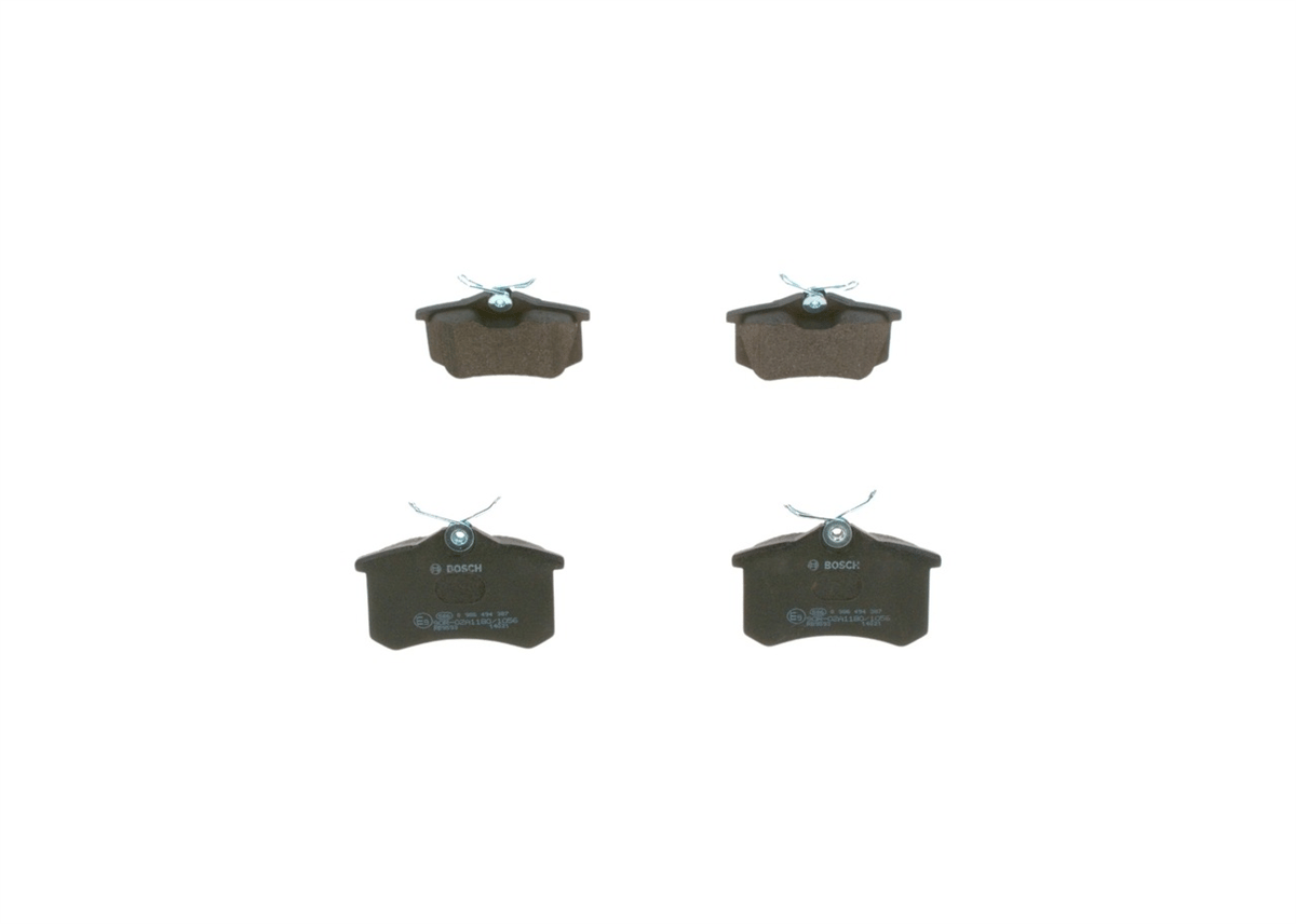 RENAULT MEGAN II/FLUENCE/POLO/GOLF/307 2003 SONRASI FREN BALATASI ARKA 7701207695
