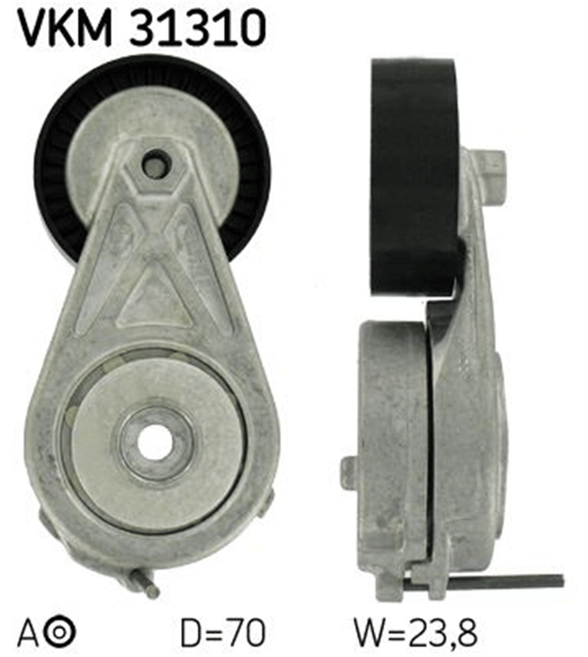 VW SKF SKF VKM 31310 V KAYIS GERGISI KOMPLE 08- A4-A5-Q5 CFPA-CJKA-CAEB-CDHA 1,8 TFSI