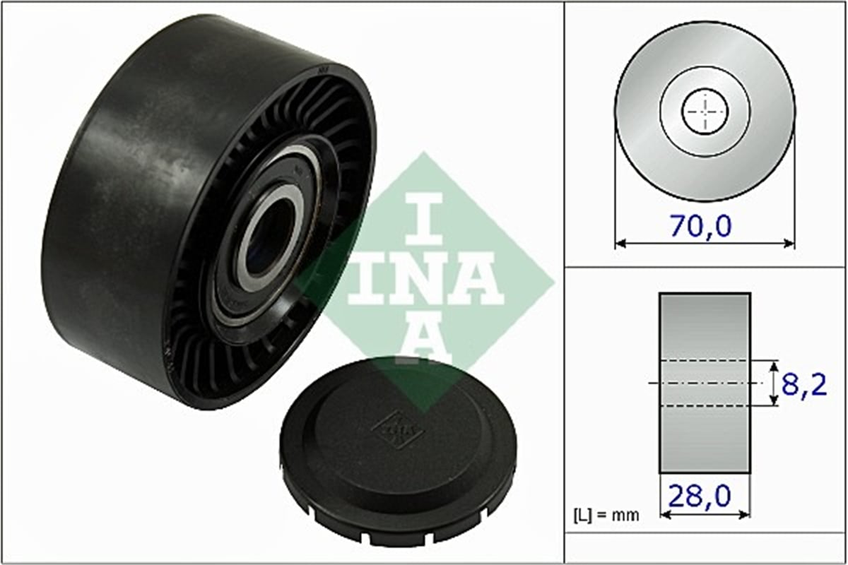 VW T5-AMAROK-CRAFTER-PASSAT-A4 2001 SONRASI V KAYIS GERGI RULMANI 03G145276