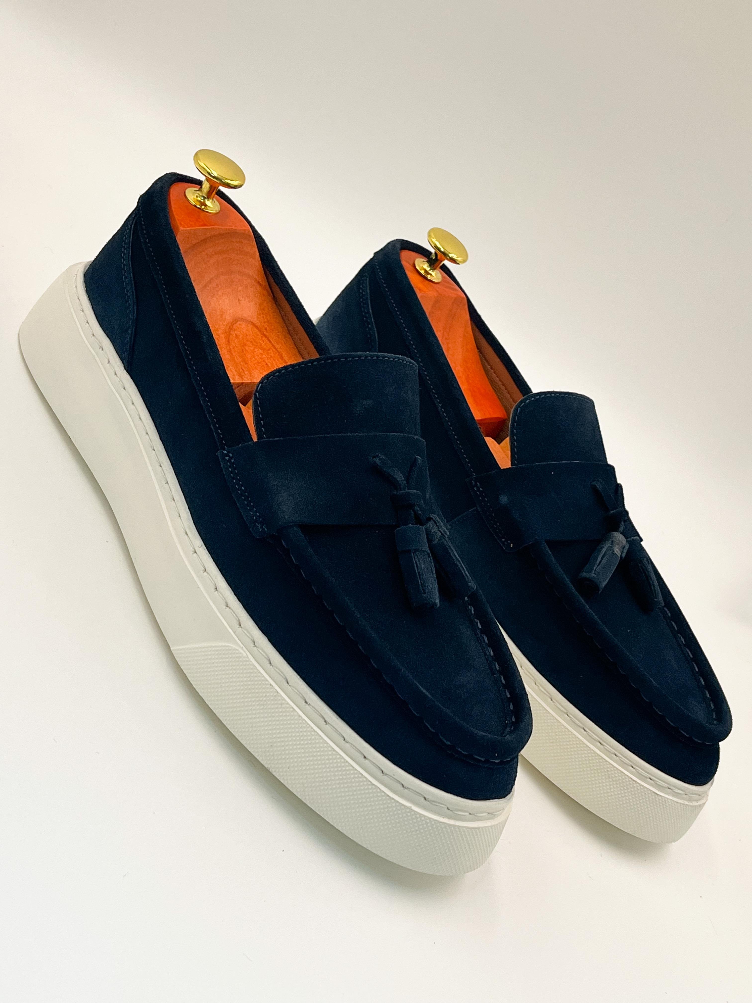 ALVİO SHOES ERKEK AYAKKABI LACİVERT SÜET