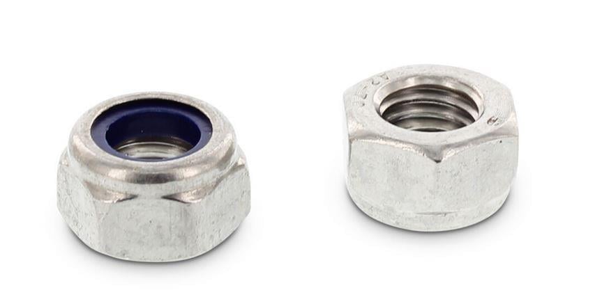 M2.5x0.45 DIN 985 A2 İnox Fiberli Somun
