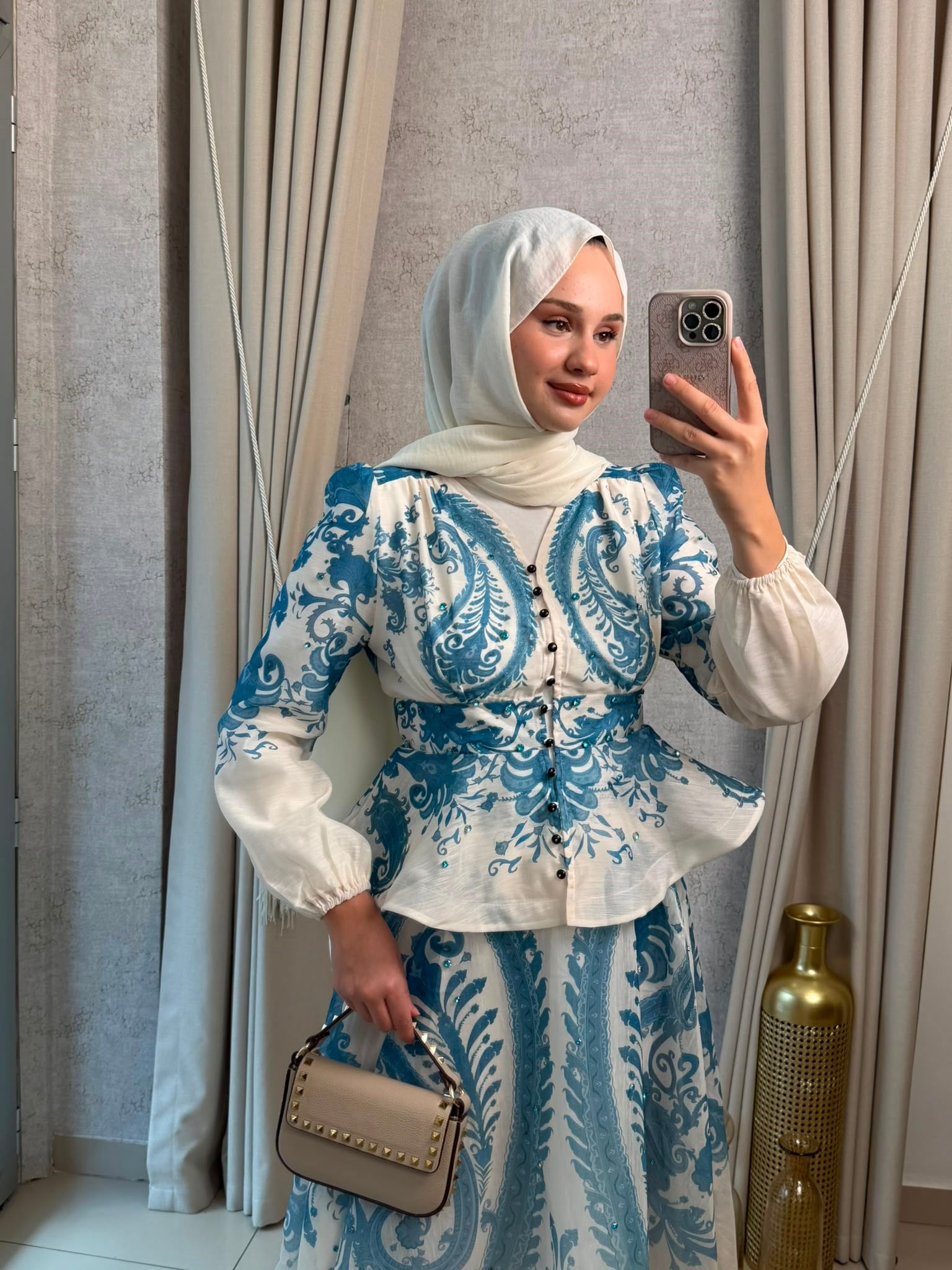 MMZ Desenli Etekli Takım