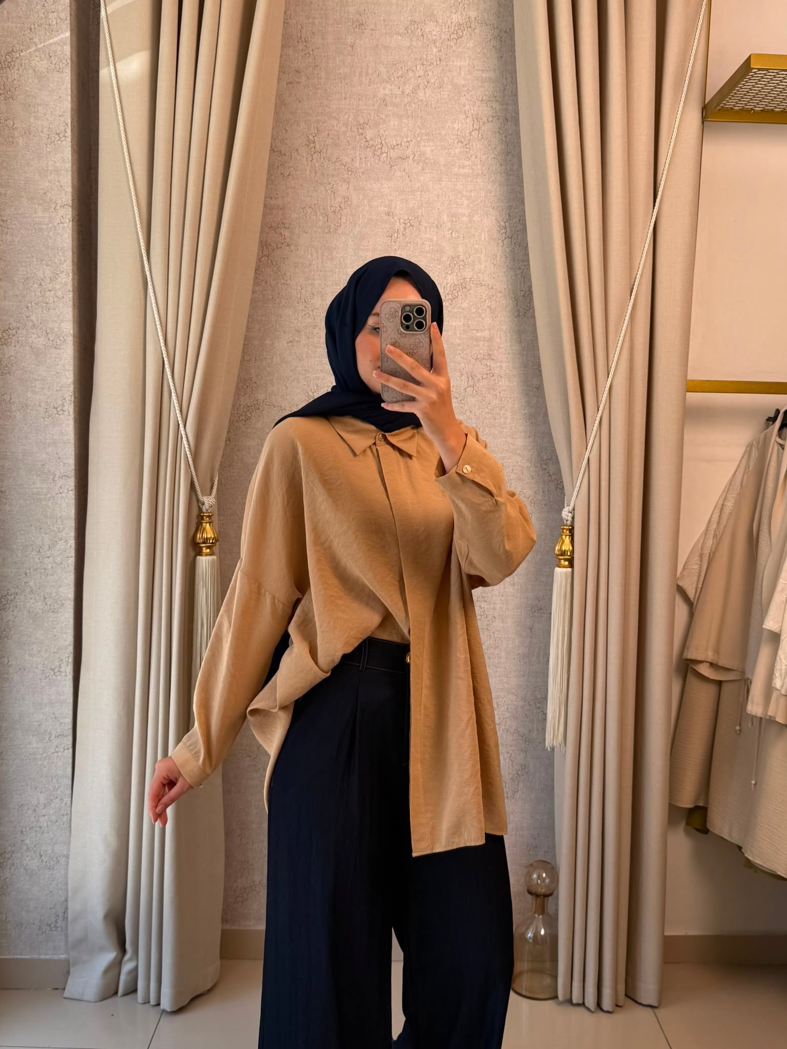 Nuss Basic Gömlek  3001 Karamel